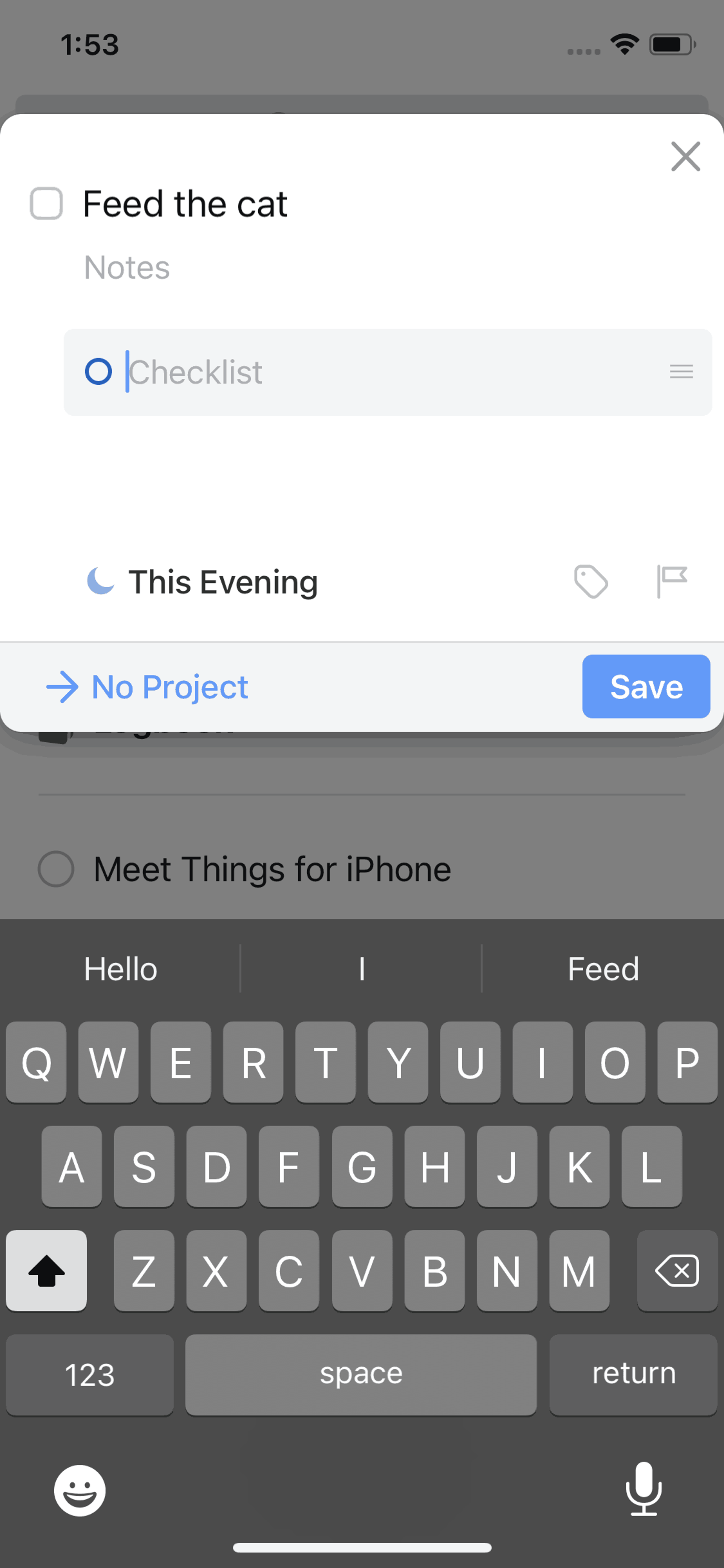 Things 3 iOS Productivity interface screenshot 10