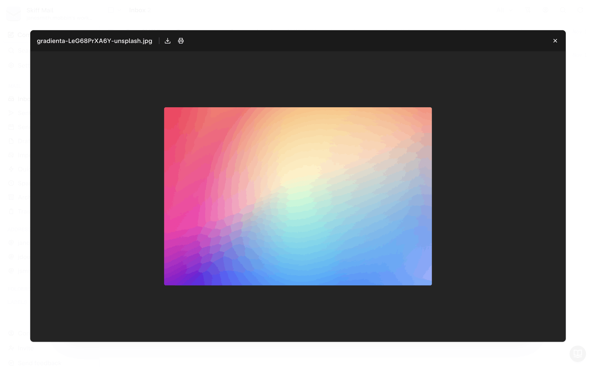 Skiff Web Business interface screenshot 18