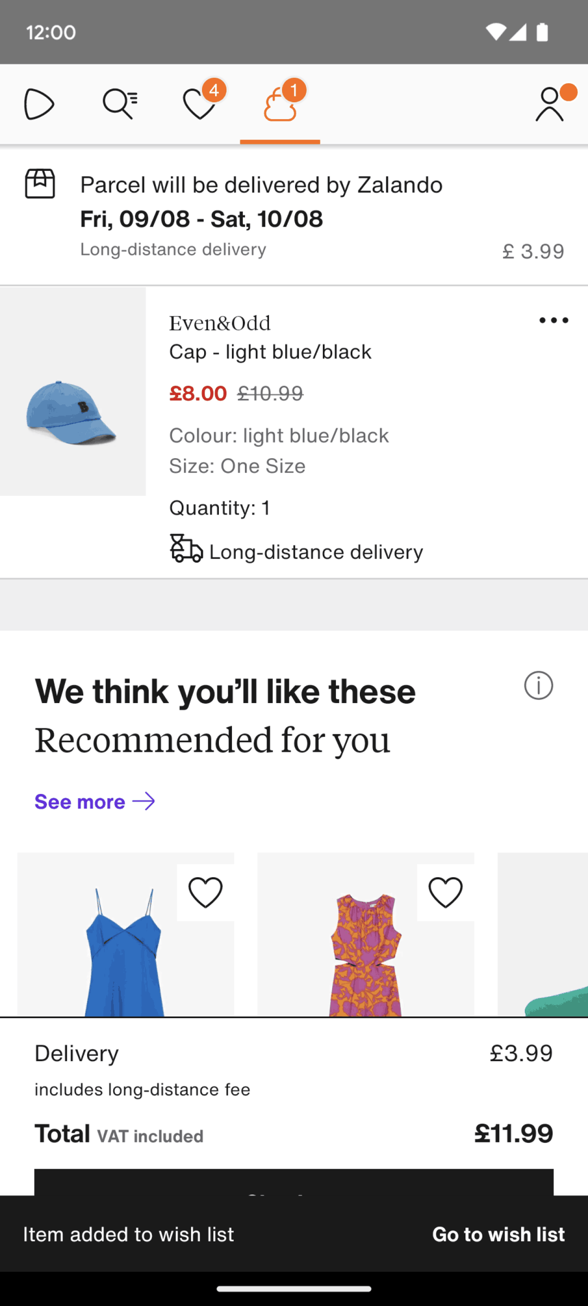 Zalando Android Shopping interface screenshot 11