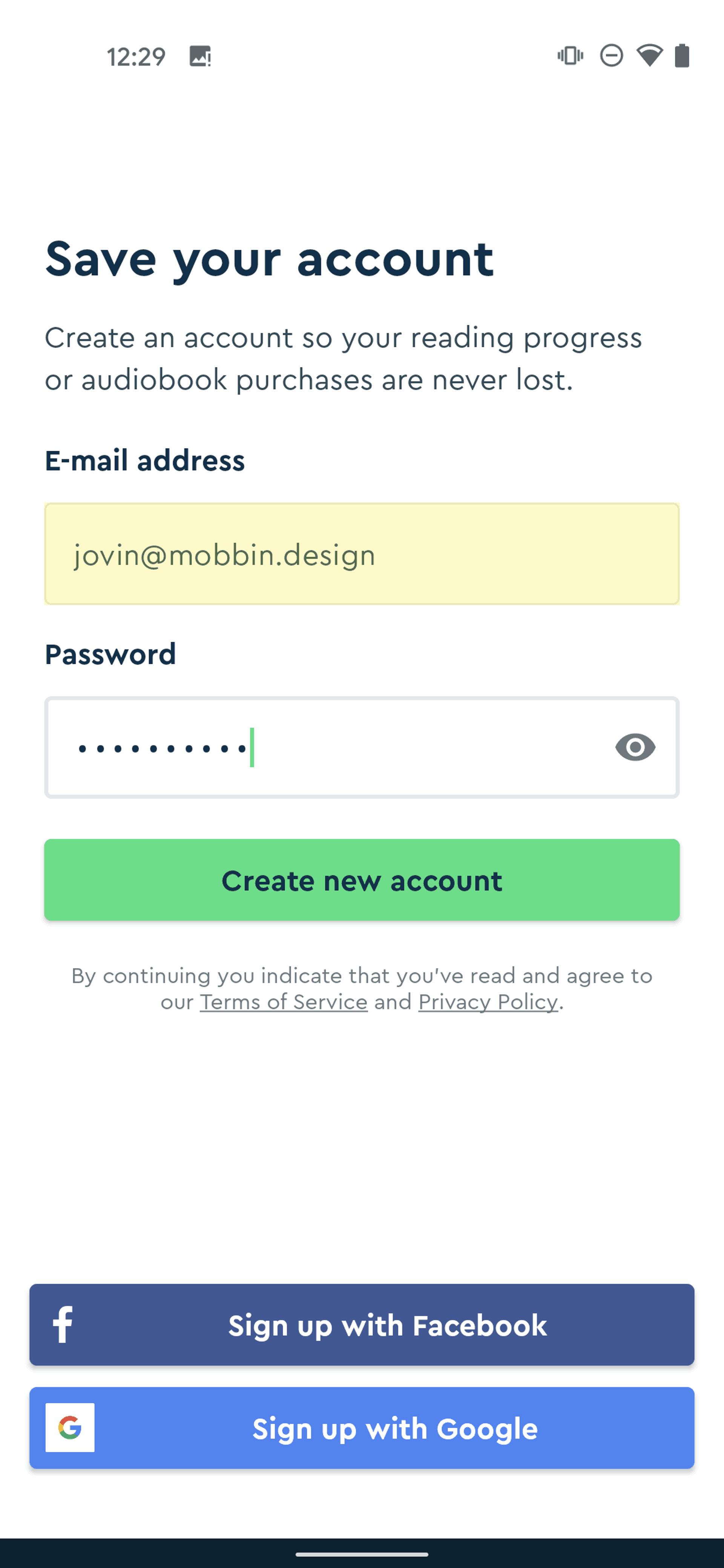 Blinkist Android Education interface screenshot 19