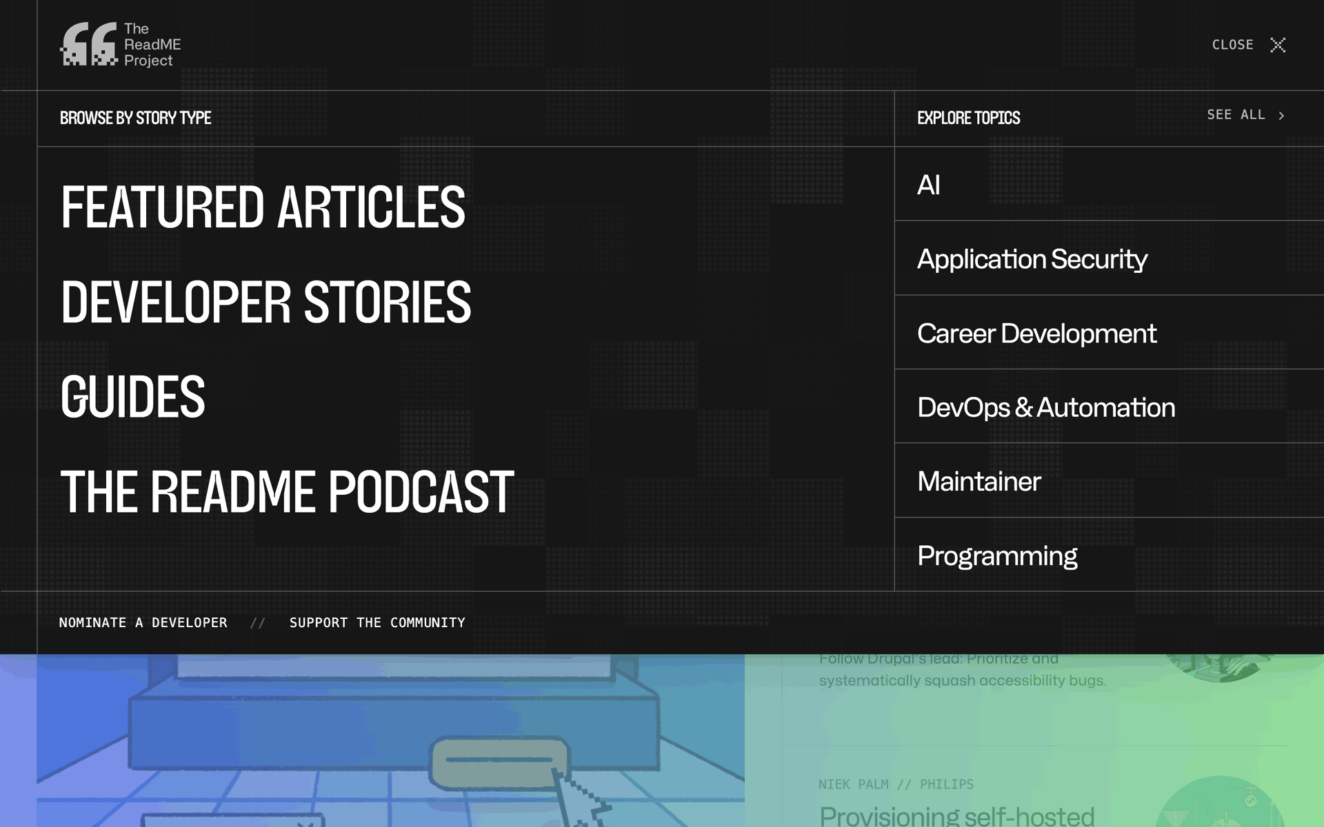 GitHub Web Developer Tools interface screenshot 2