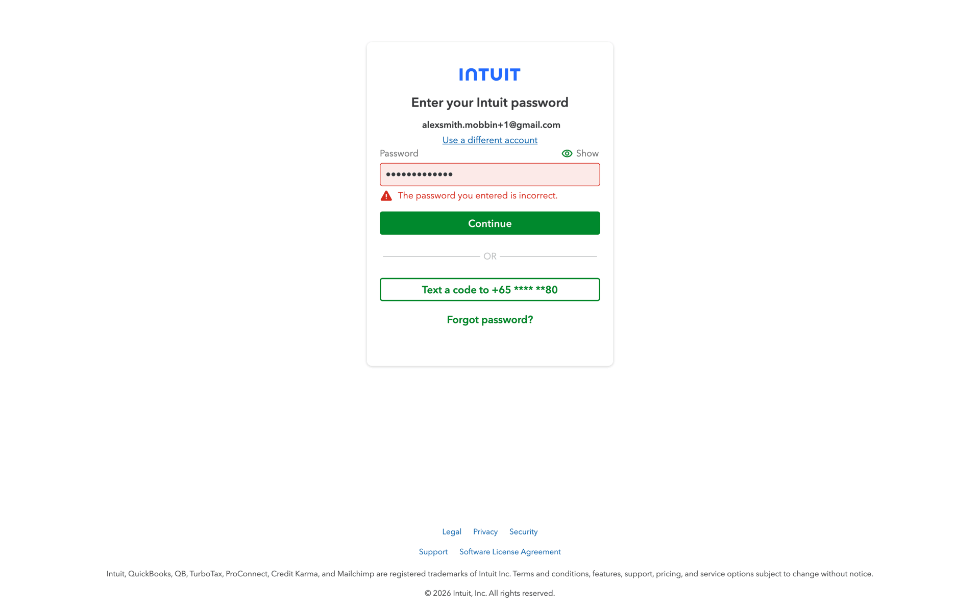 QuickBooks Web accounting interface screenshot 4