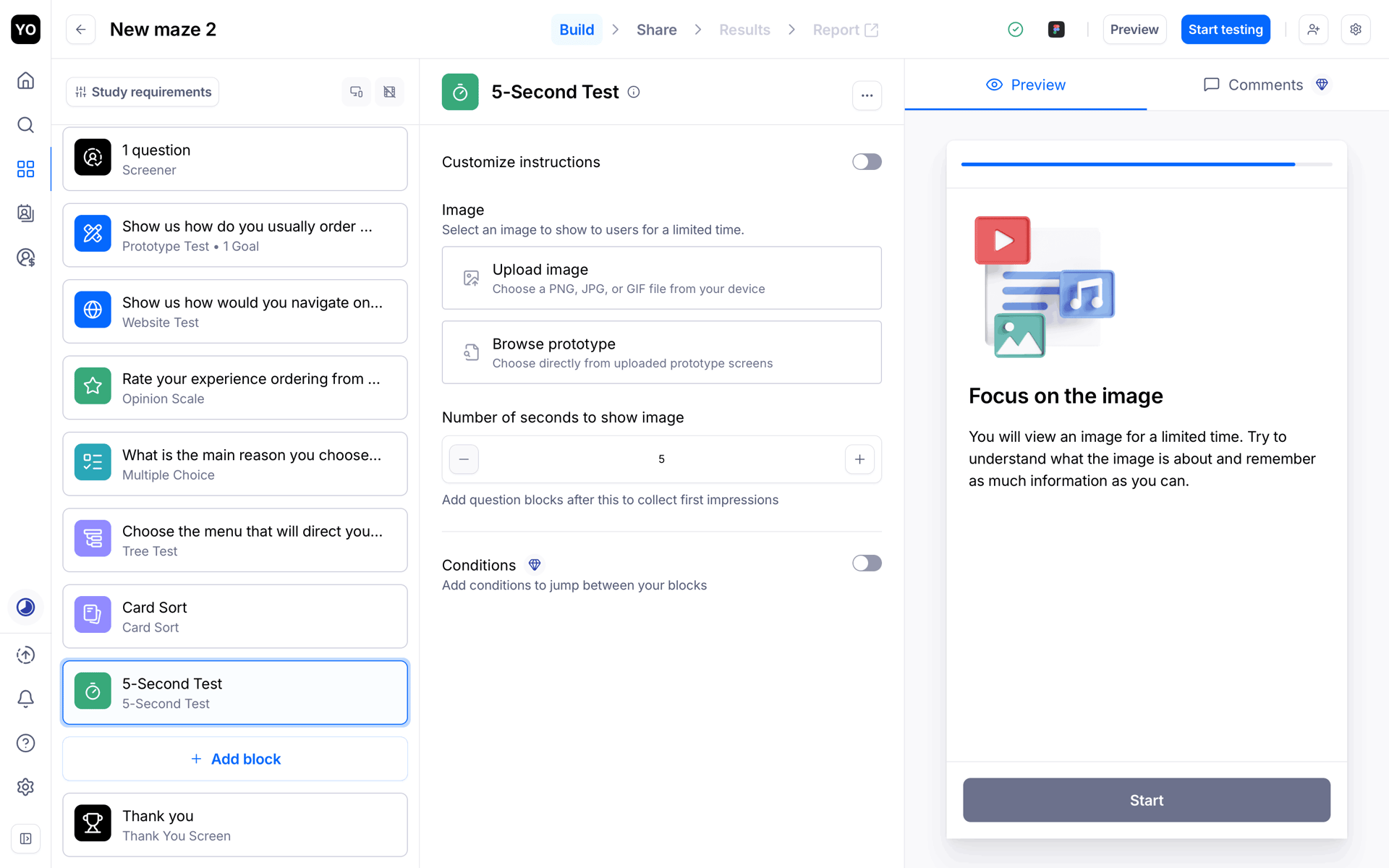 Maze Web Business interface screenshot 9