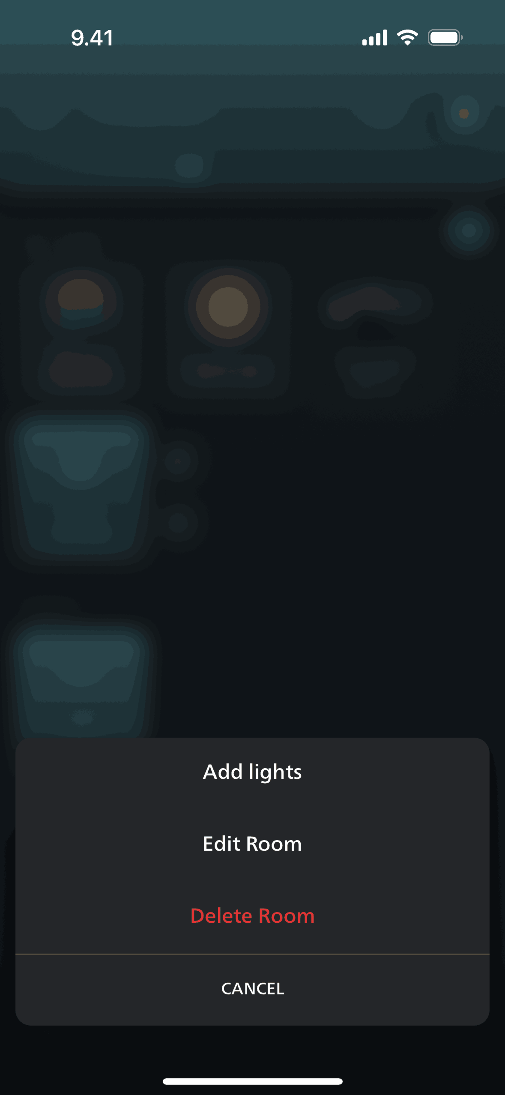 Philips Hue iOS Lifestyle interface screenshot 11