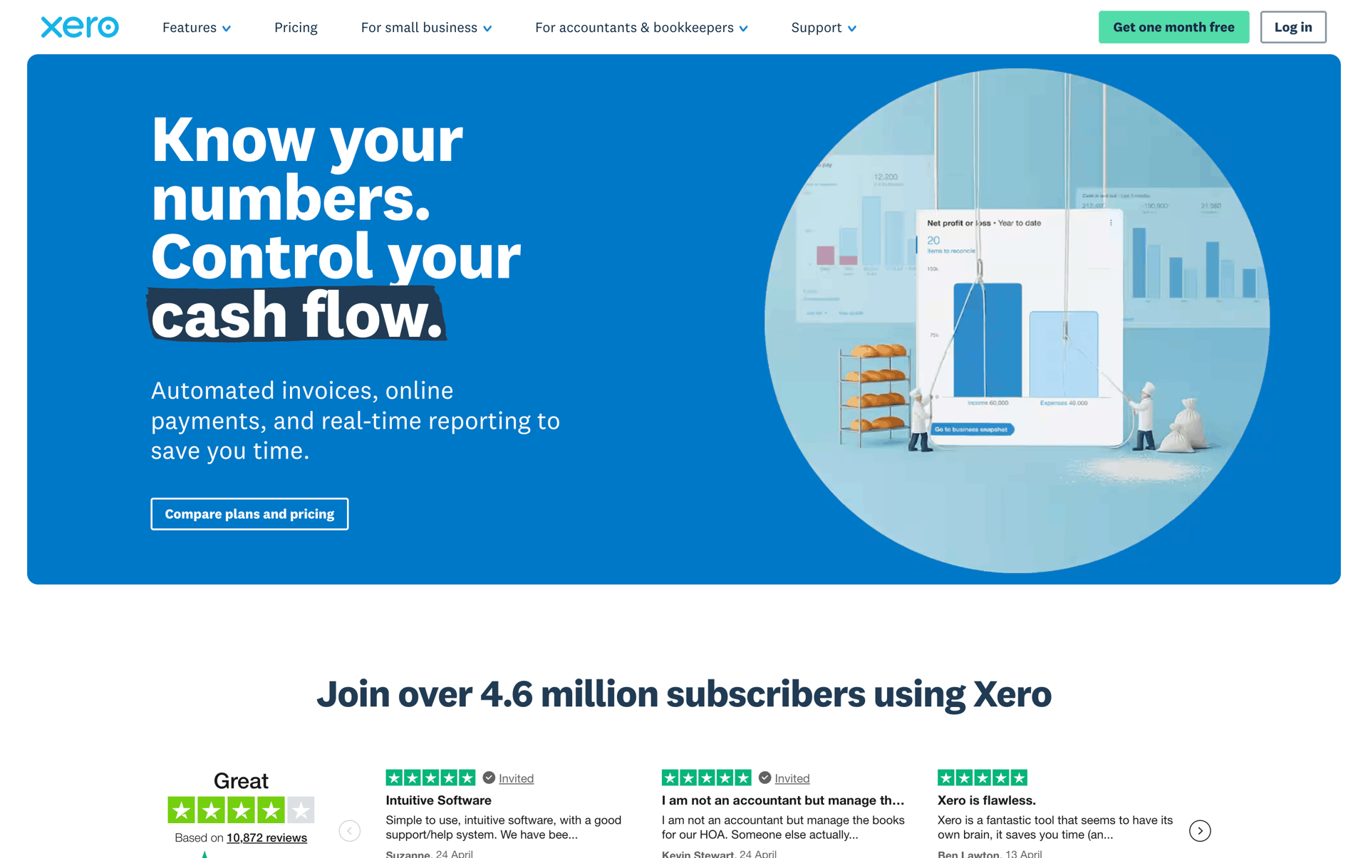 Xero Web Business interface screenshot 1