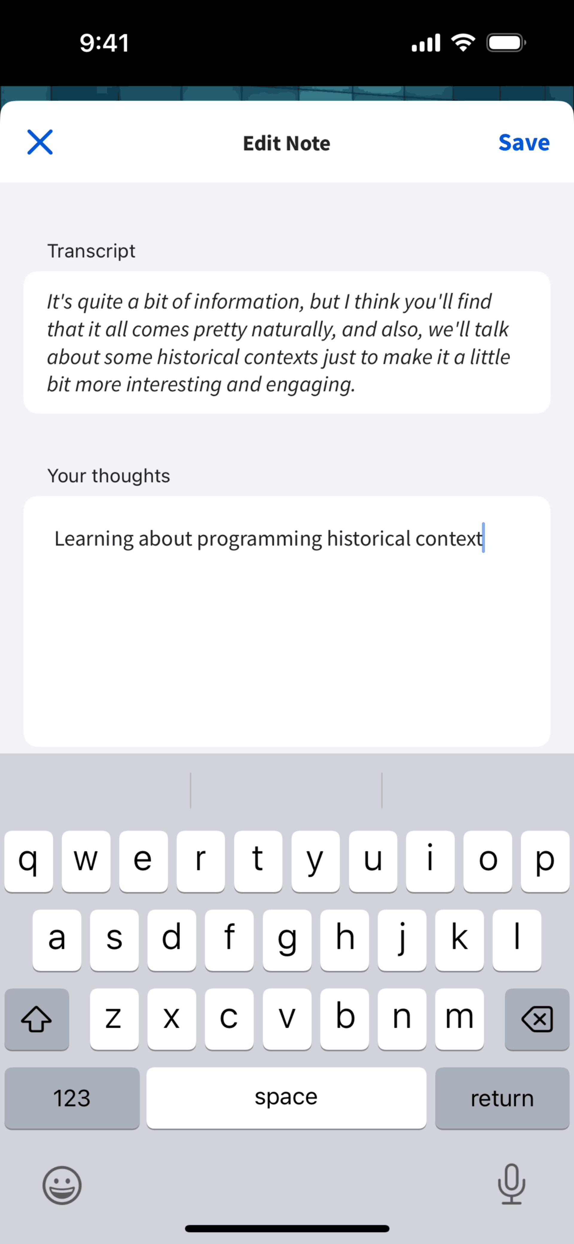 Coursera iOS Education interface screenshot 9