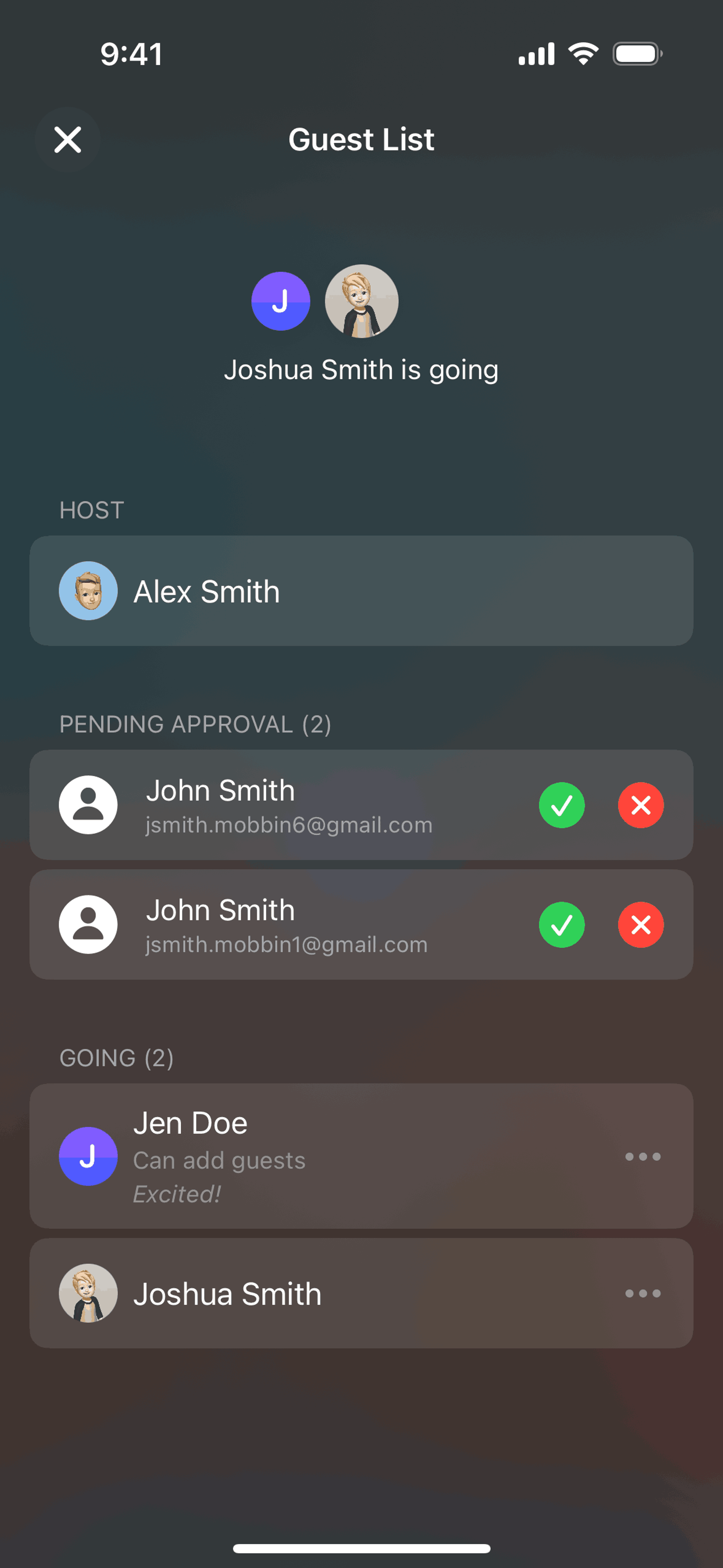 Apple Invites iOS Lifestyle interface screenshot 18