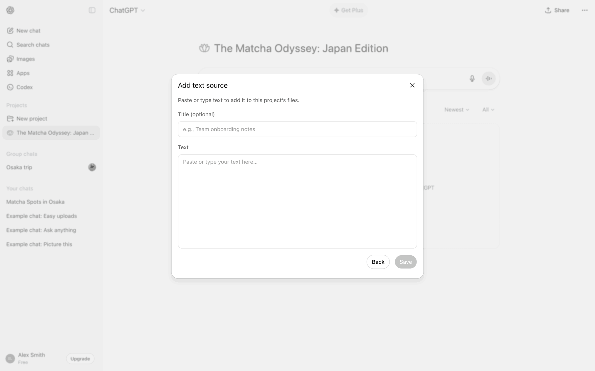 ChatGPT Web AI interface screenshot 7