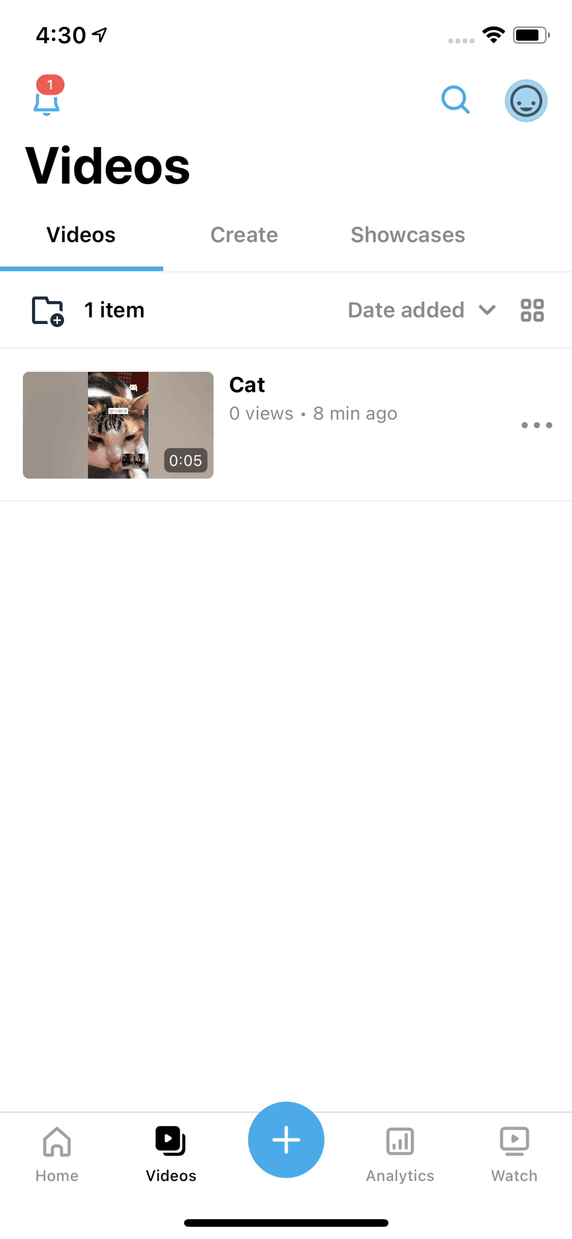 Vimeo iOS Photo & Video interface screenshot 6