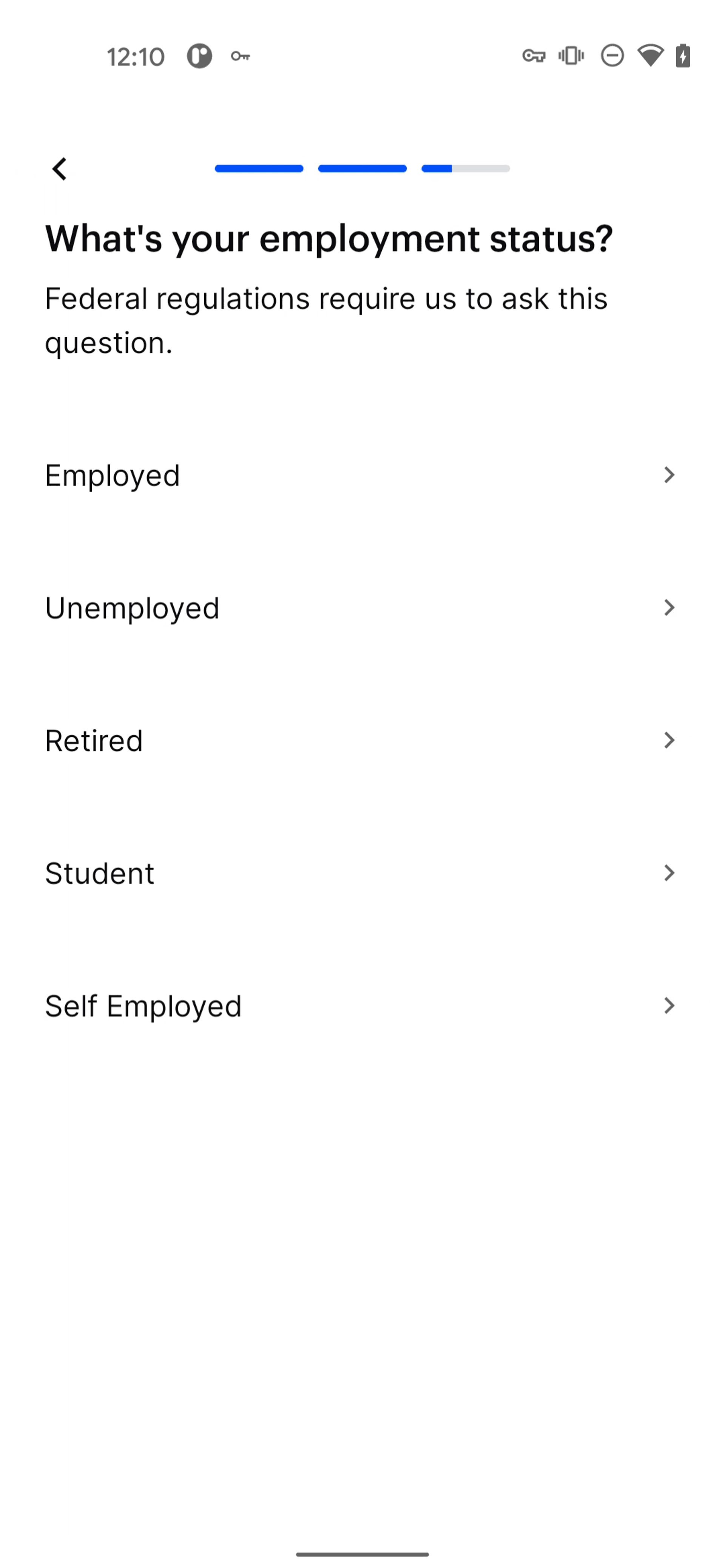 Coinbase Android Finance interface screenshot 19
