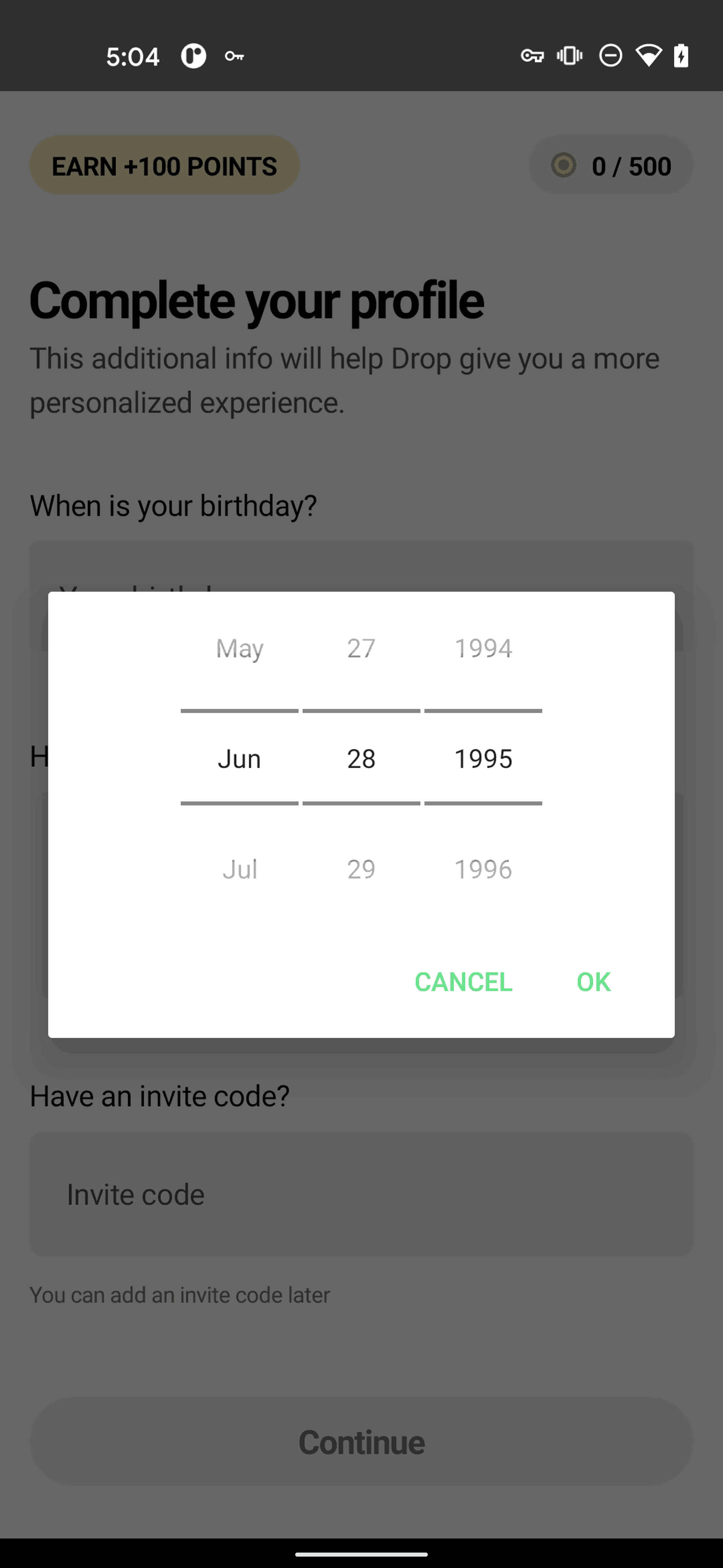 Drop Android Shopping interface screenshot 7