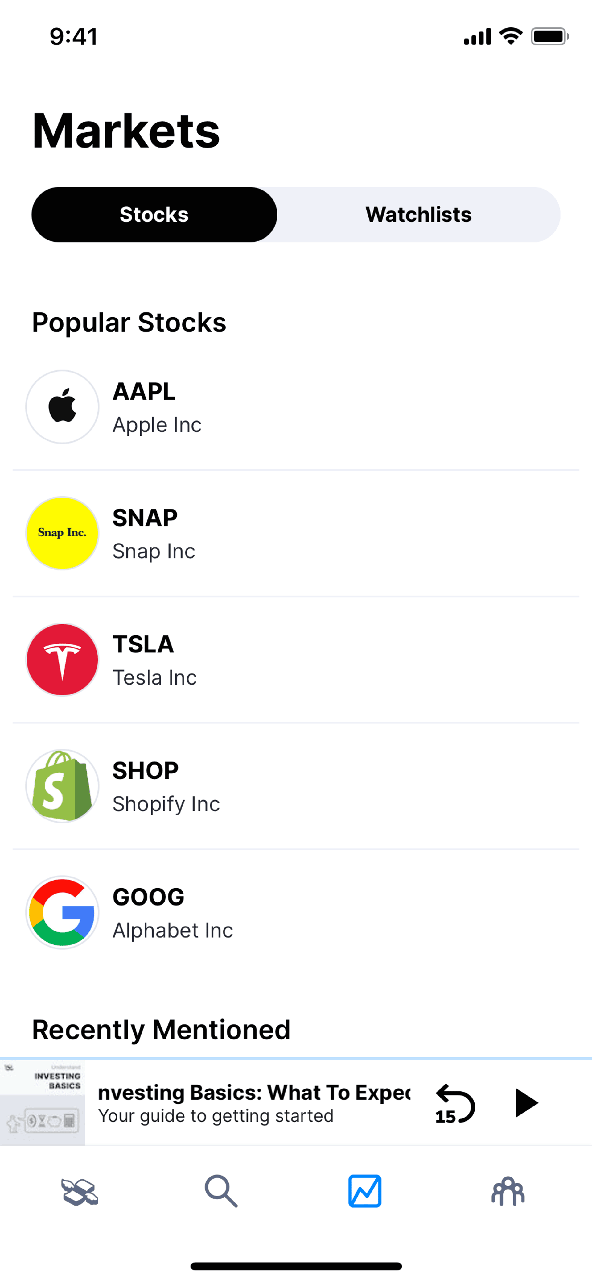 Finimize iOS Finance interface screenshot 11