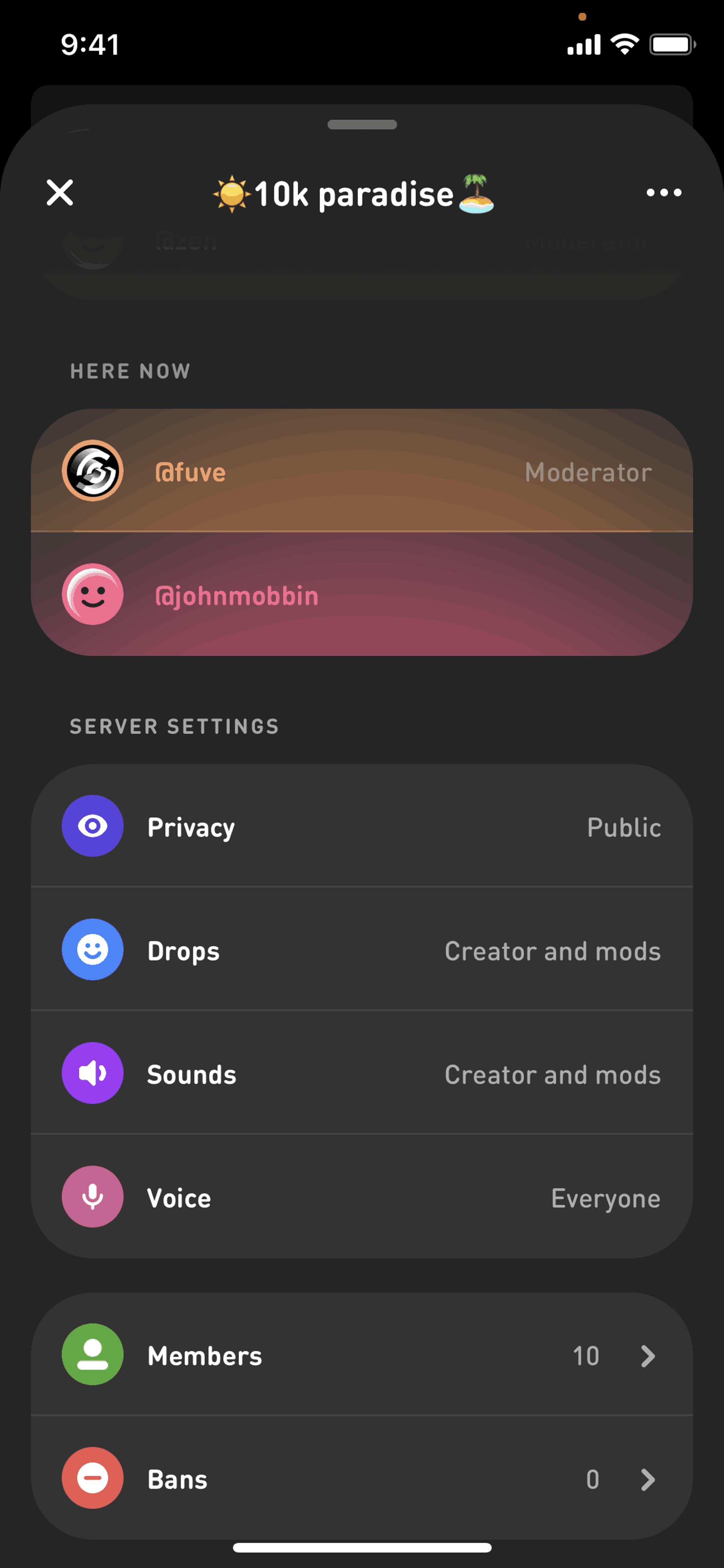 Setting as home server on Sonar (ios) screen 2