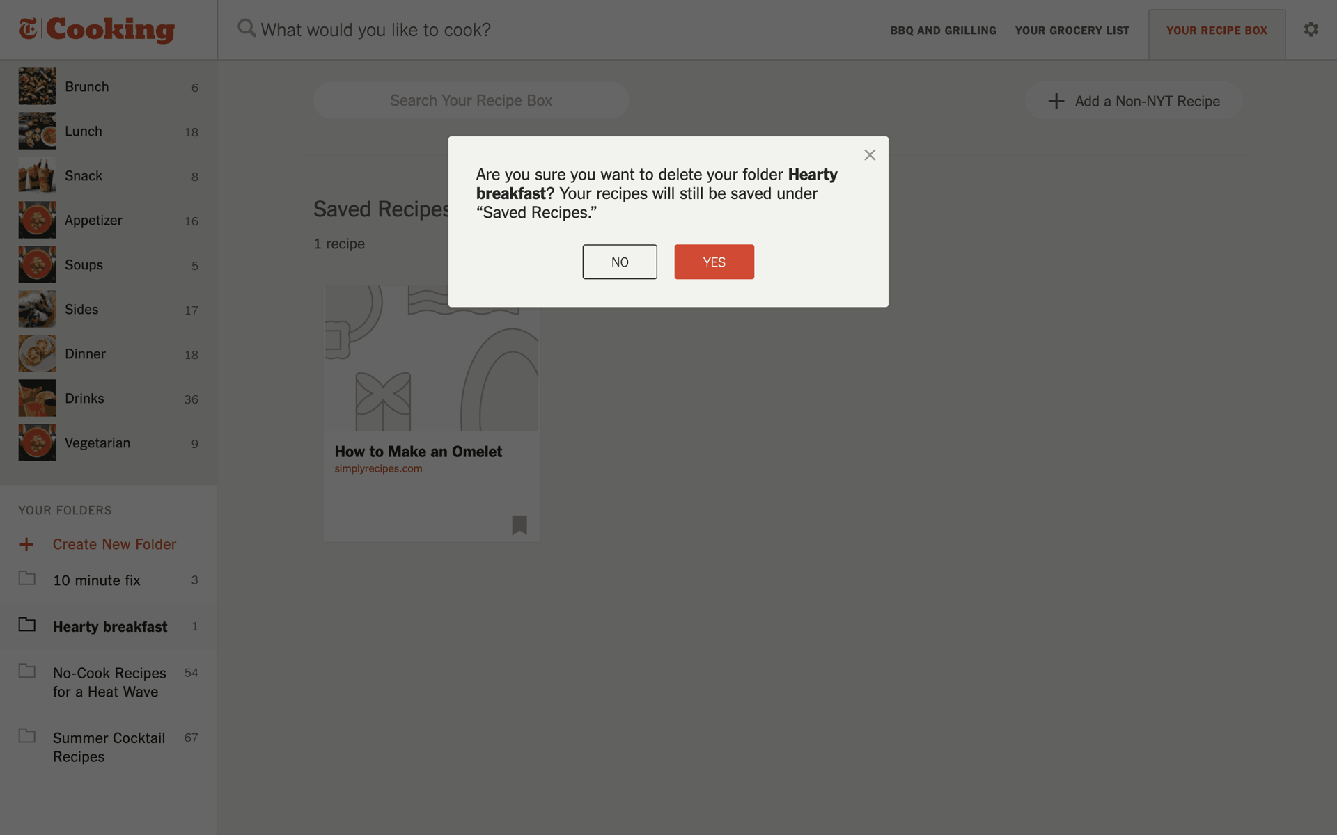 NYT Cooking Web Food & Drink interface screenshot 14