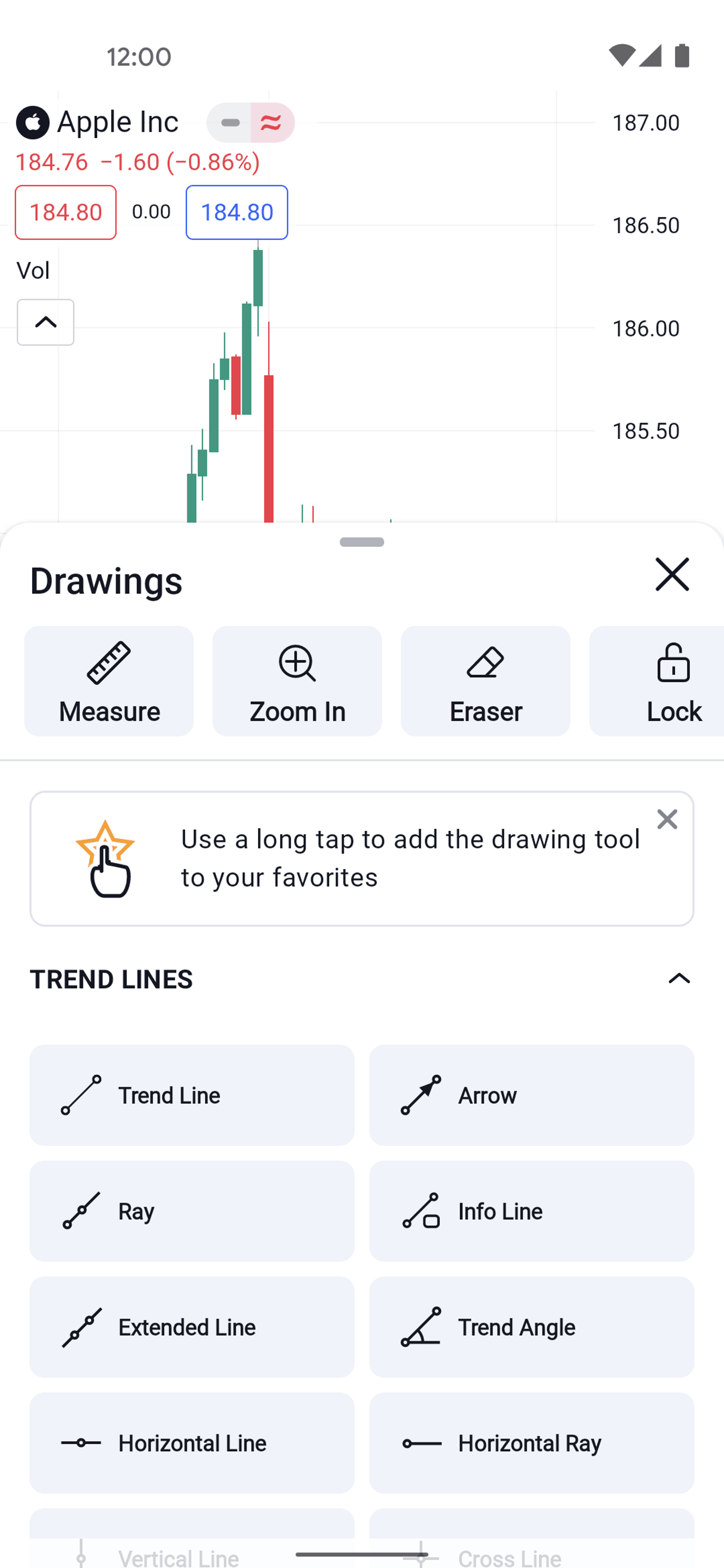 TradingView Android Finance interface screenshot 3