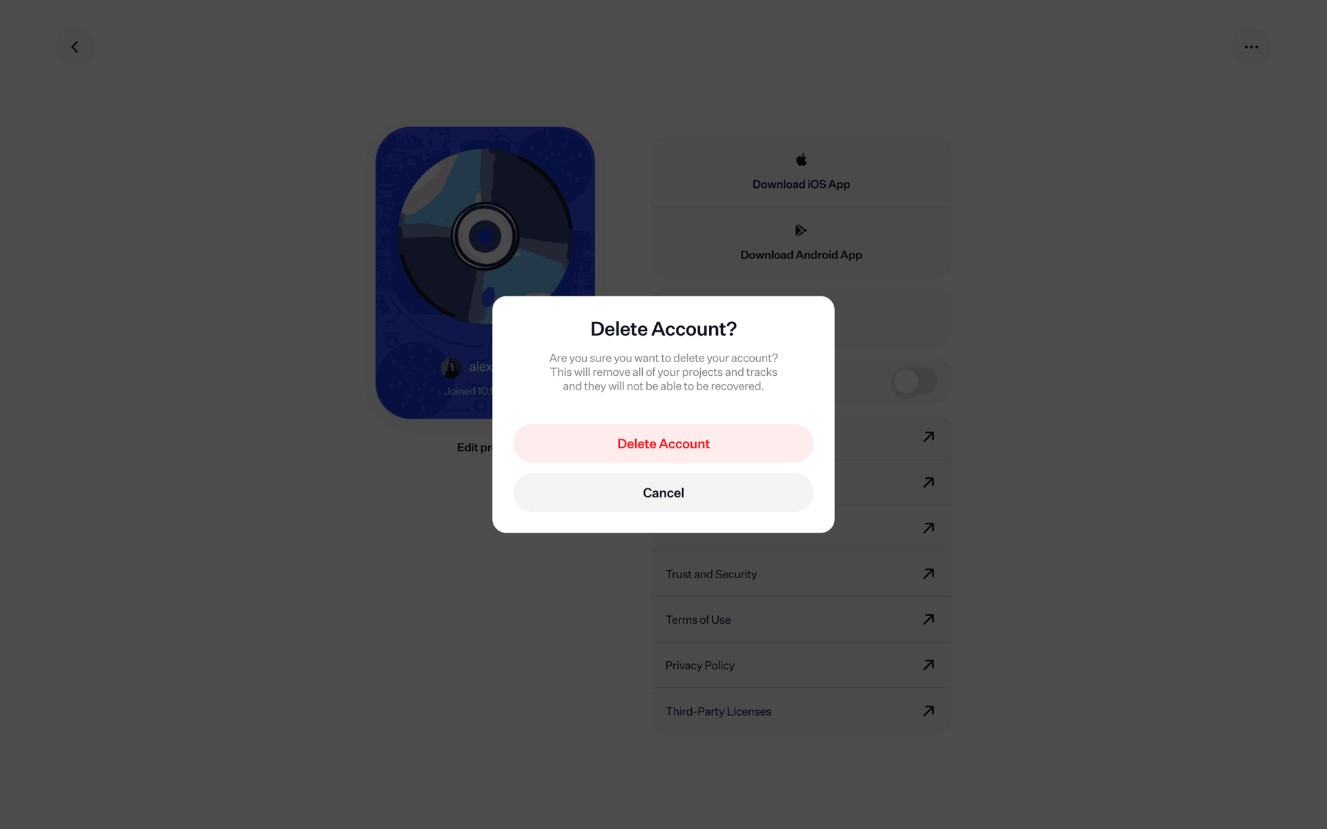 [untitled] Web Music & Audio interface screenshot 3