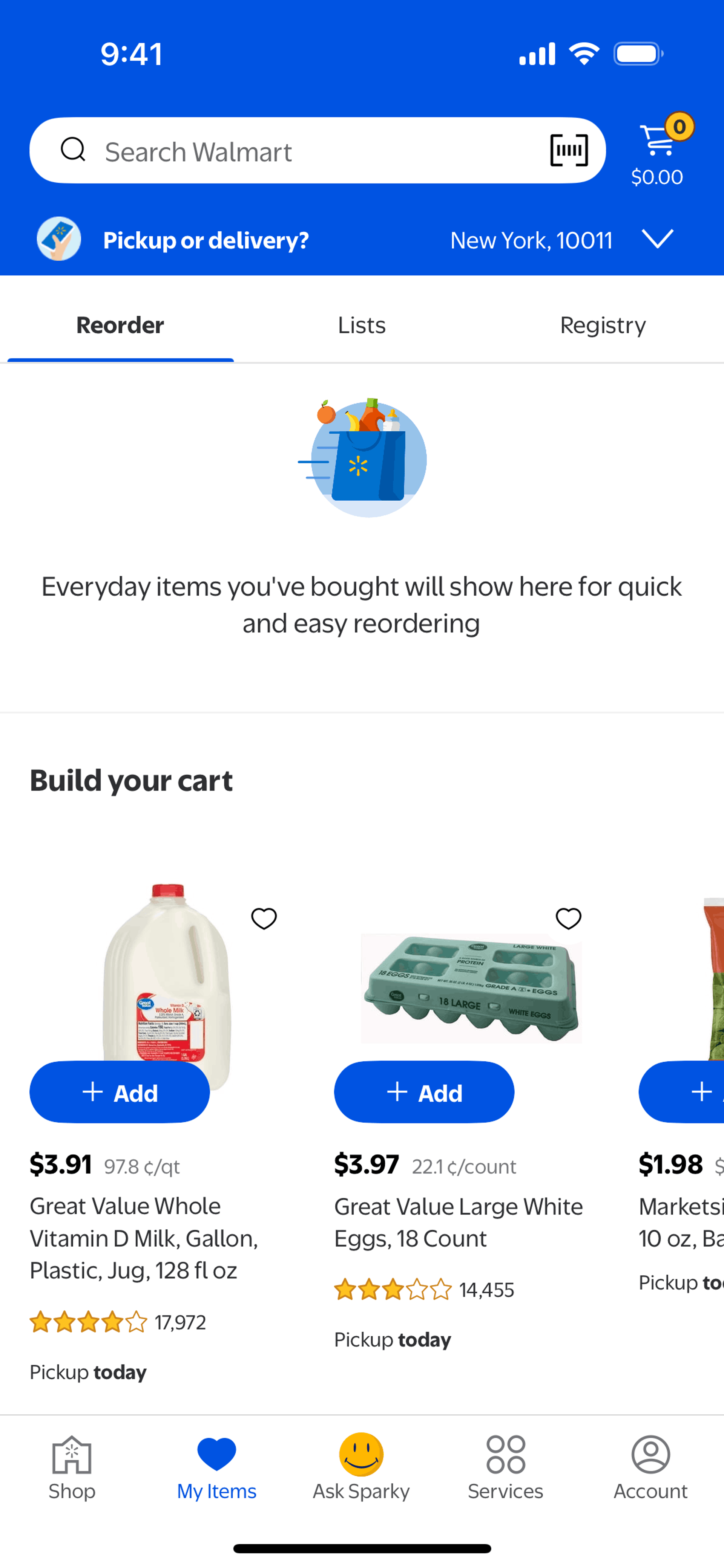 Walmart iOS Shopping interface screenshot 19
