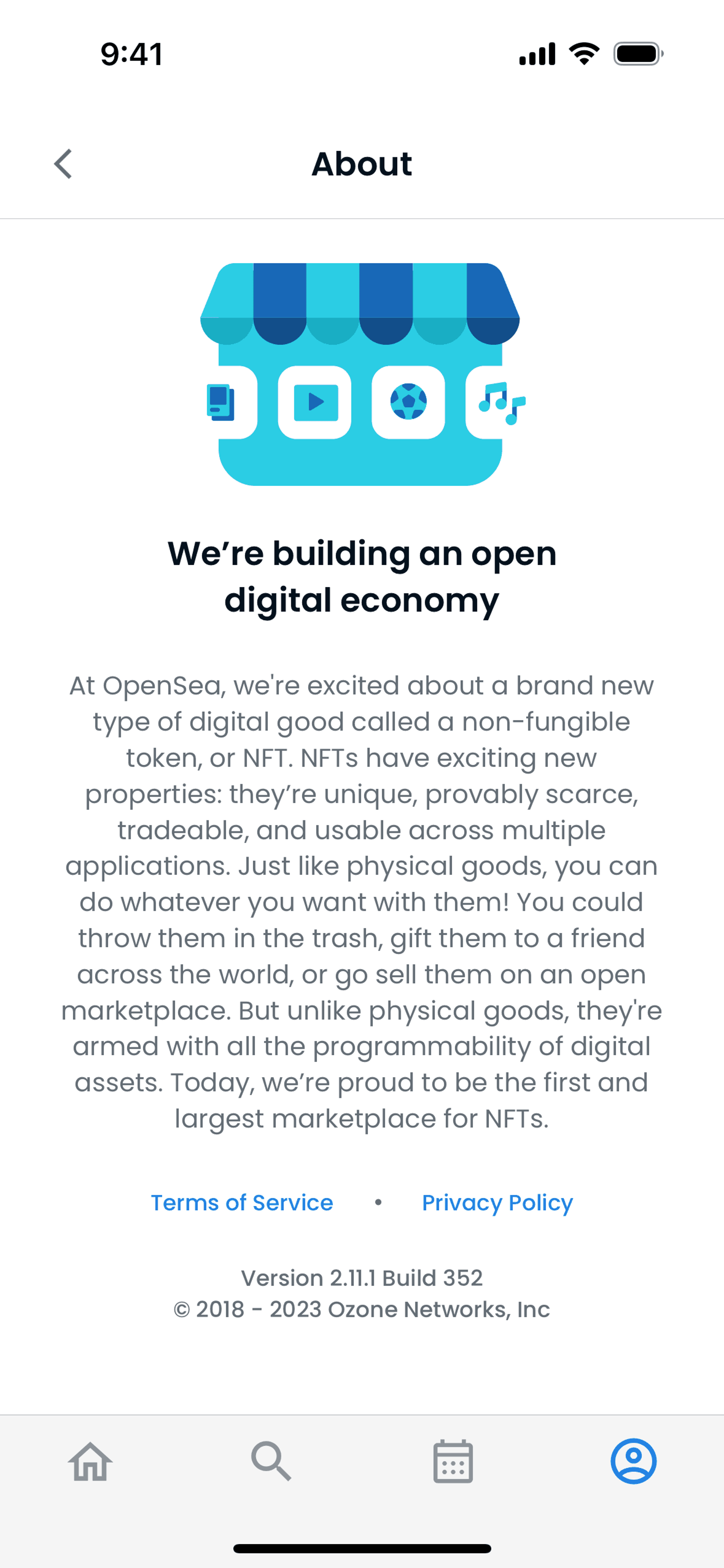 OpenSea iOS Crypto & Web3 interface screenshot 24