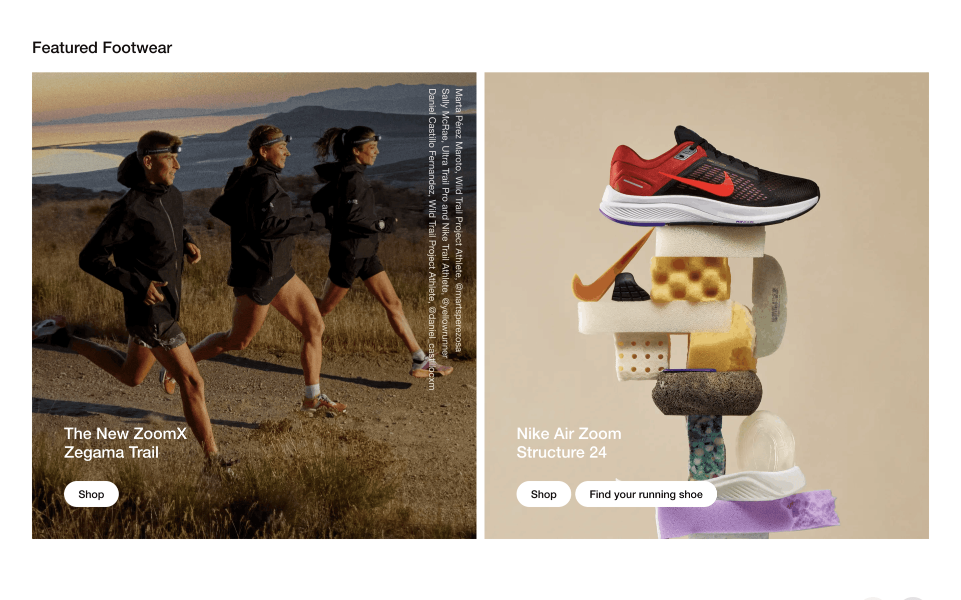 Nike Web Shopping interface screenshot 20