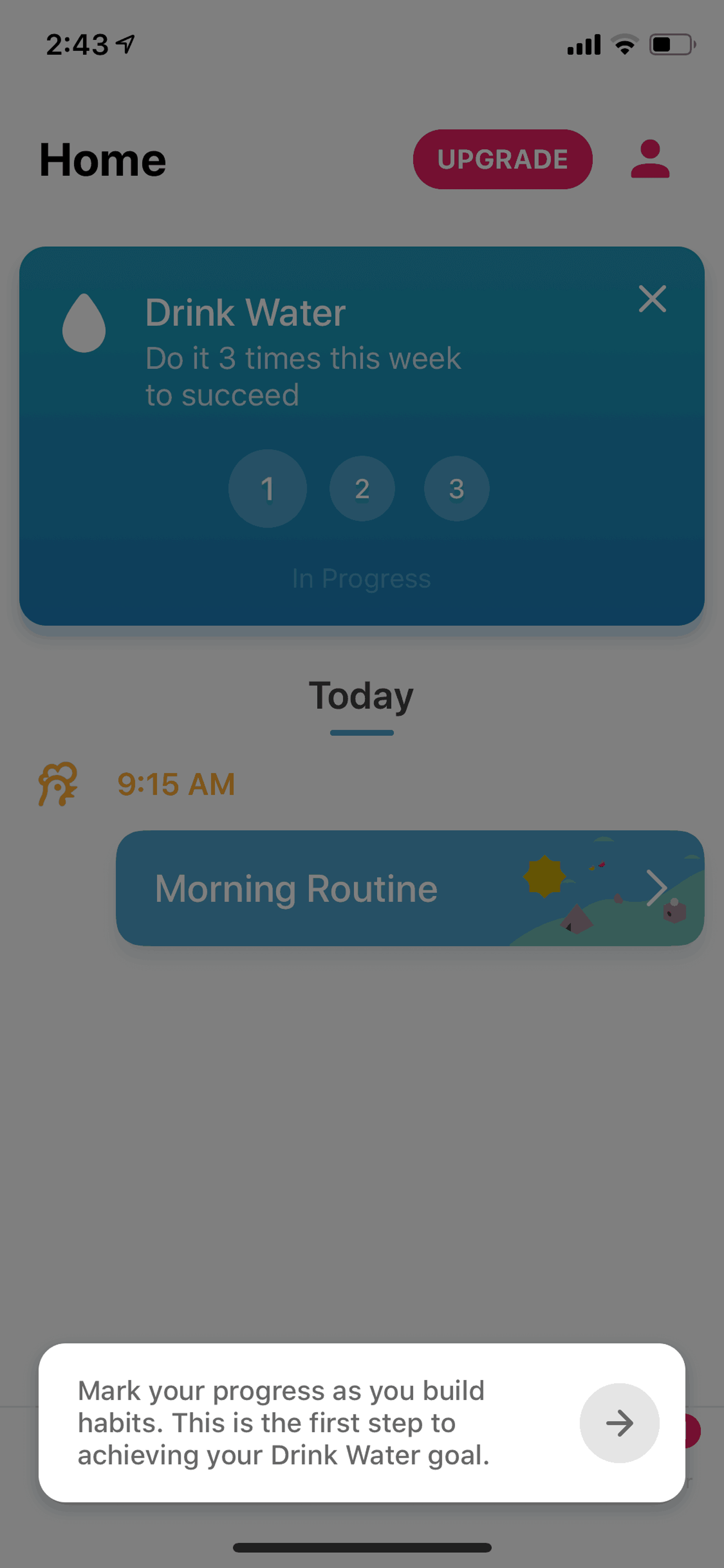 Fabulous iOS Health & Fitness interface screenshot 22