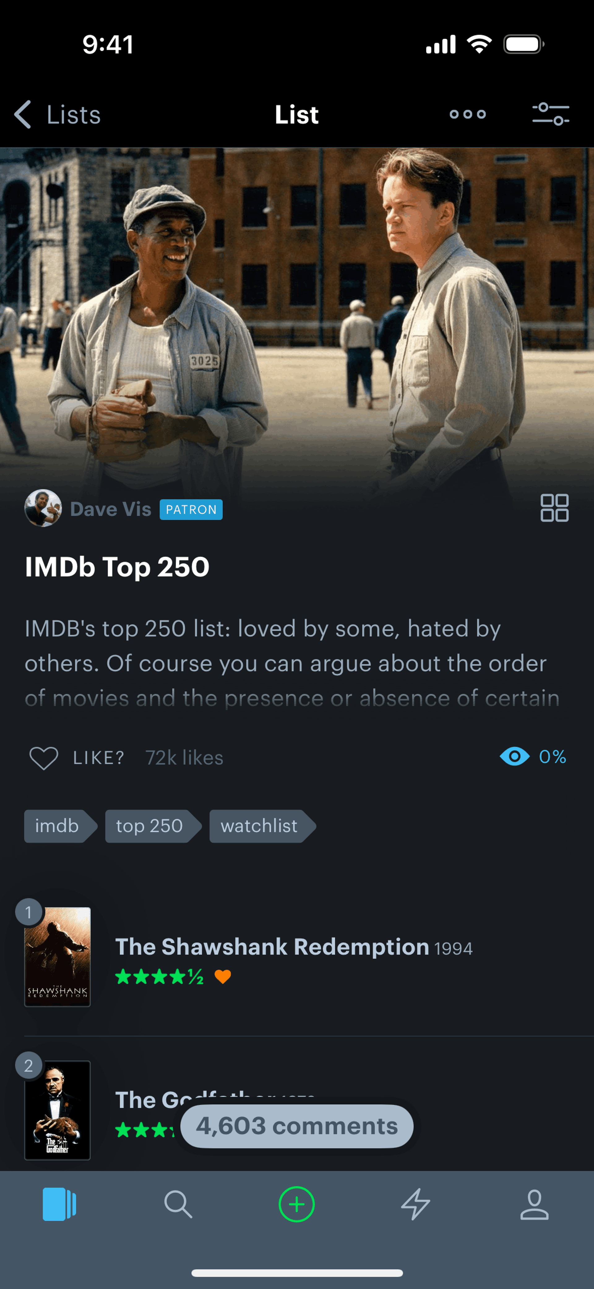 Letterboxd iOS Social Networking interface screenshot 4