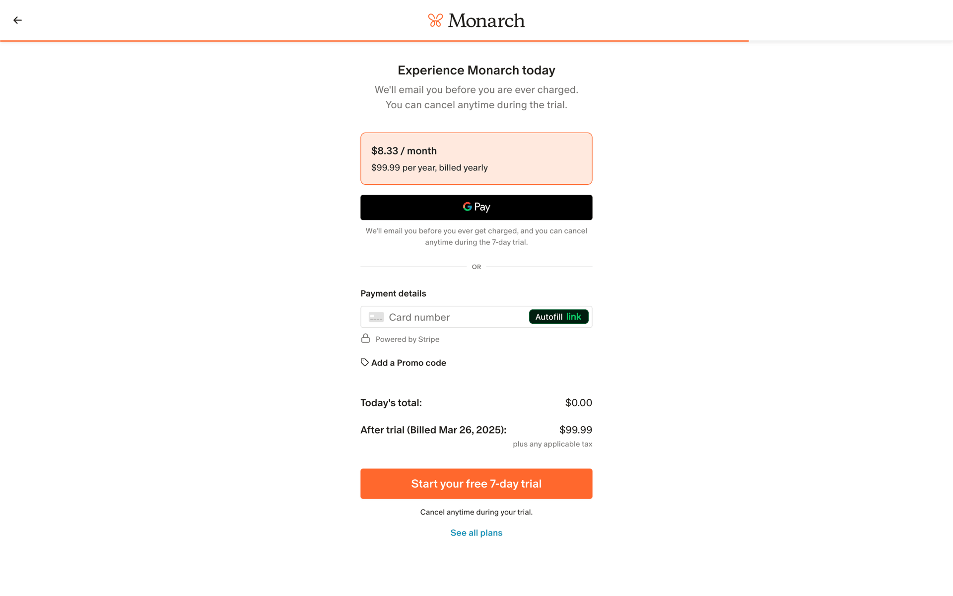 Monarch Web Finance interface screenshot 20