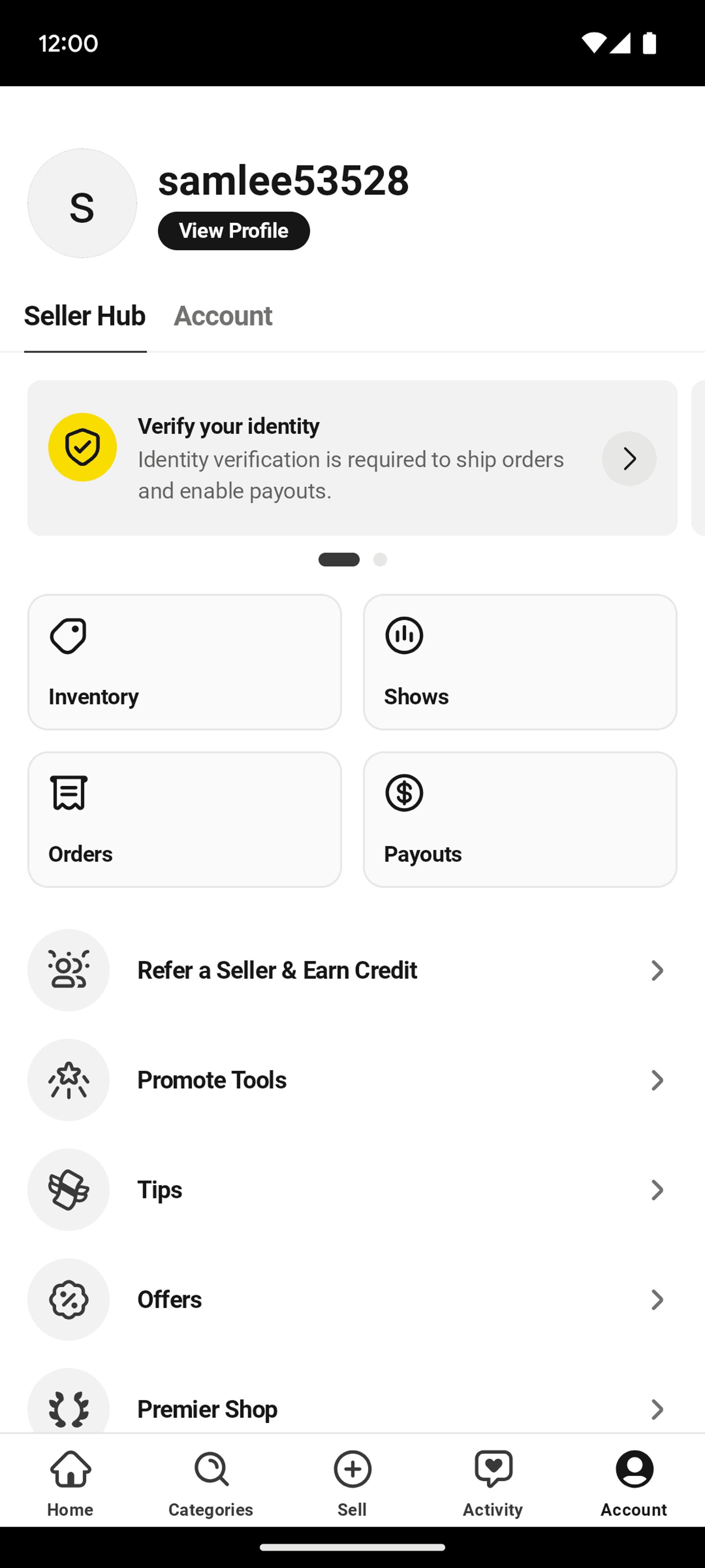 Whatnot Android Shopping interface screenshot 9