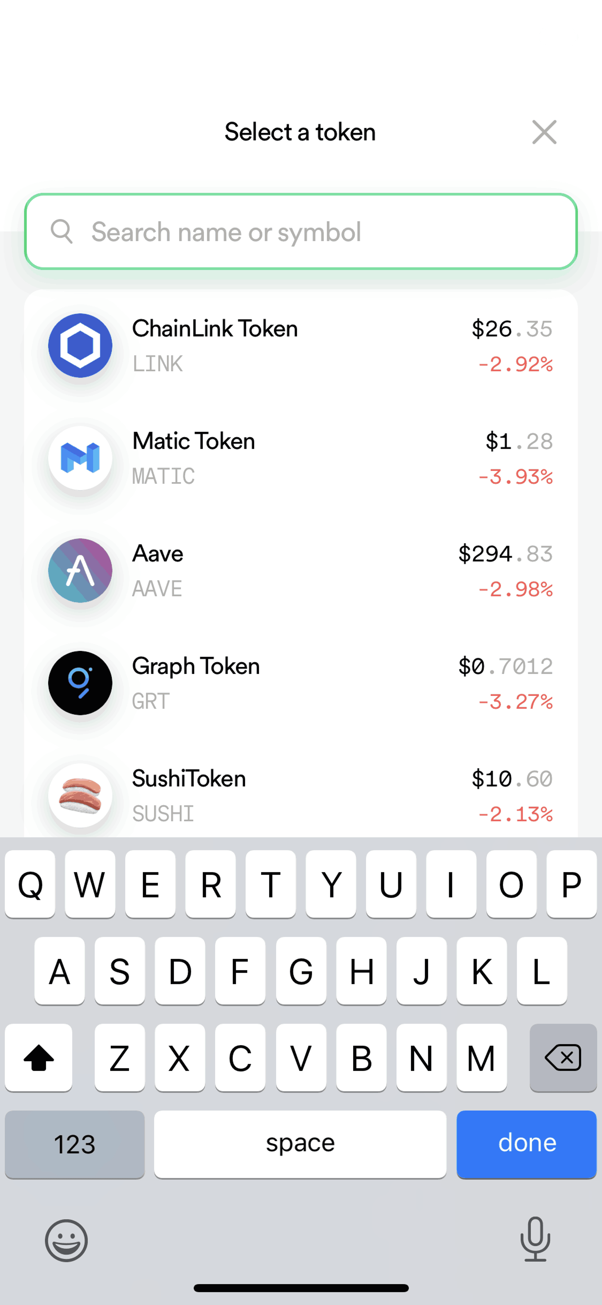 Dharma iOS Finance interface screenshot 12