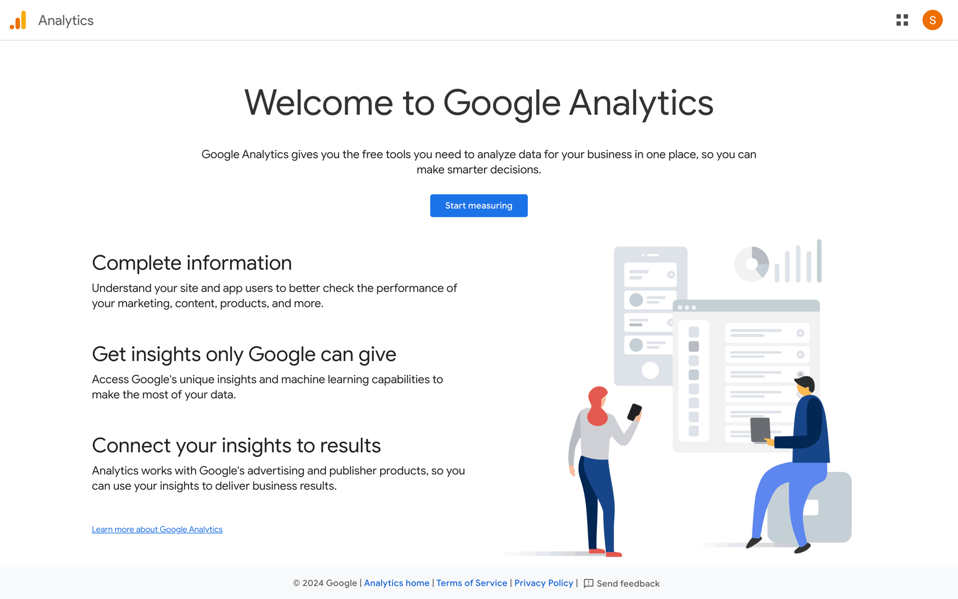Google Analytics Web Business interface screenshot 3