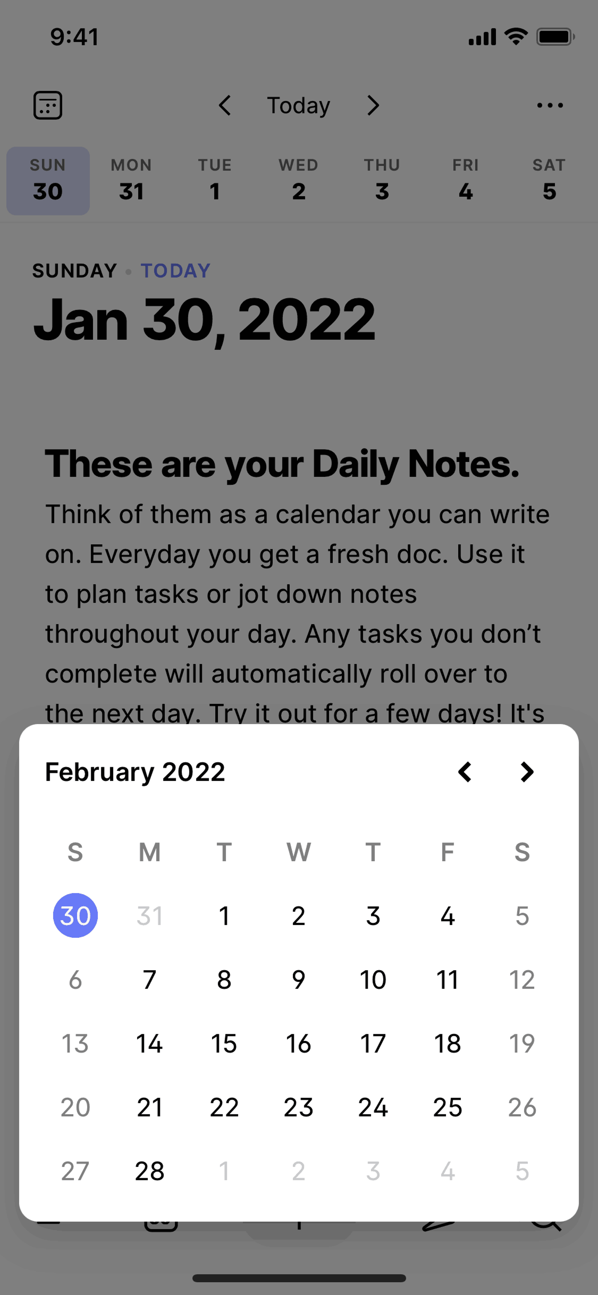 Clover iOS Productivity interface screenshot 12