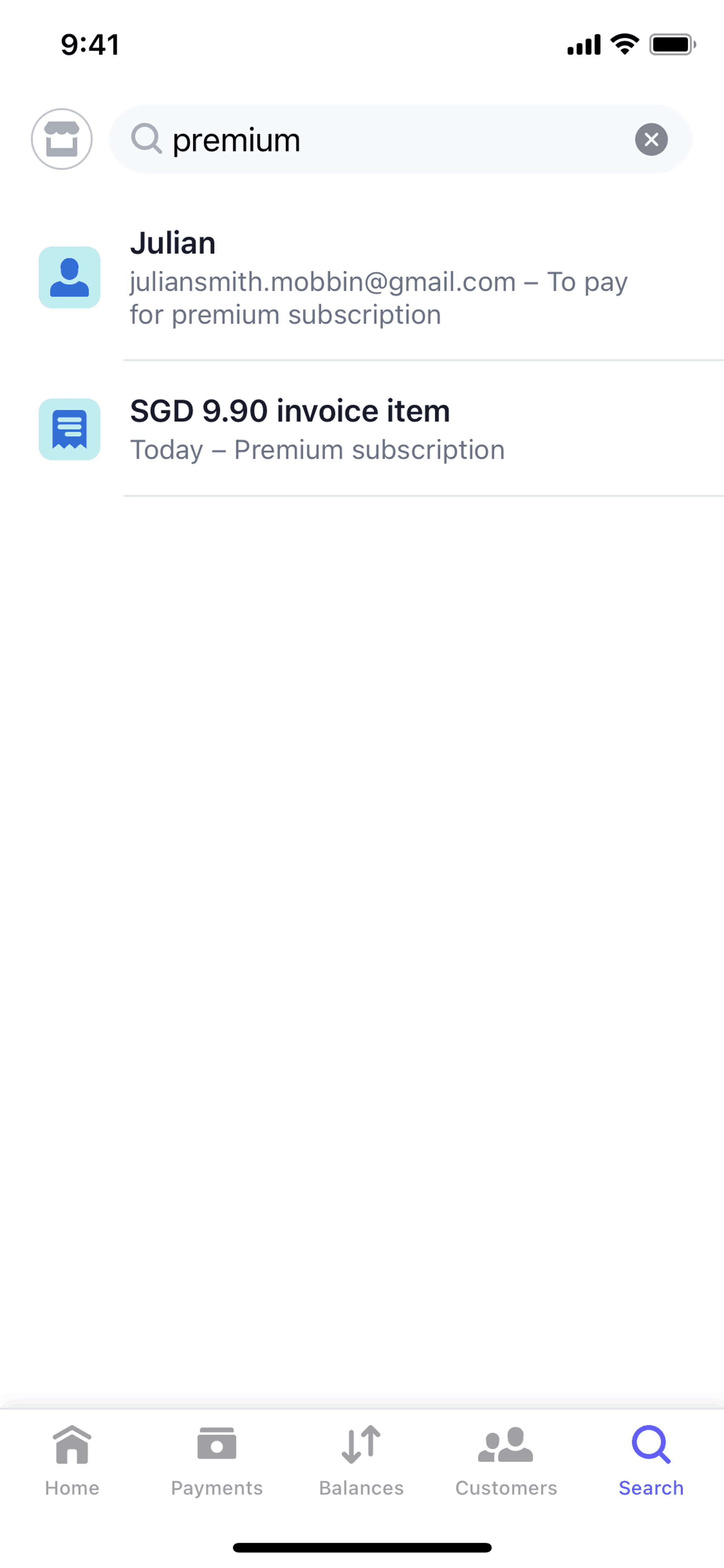 Stripe Dashboard iOS Finance interface screenshot 18