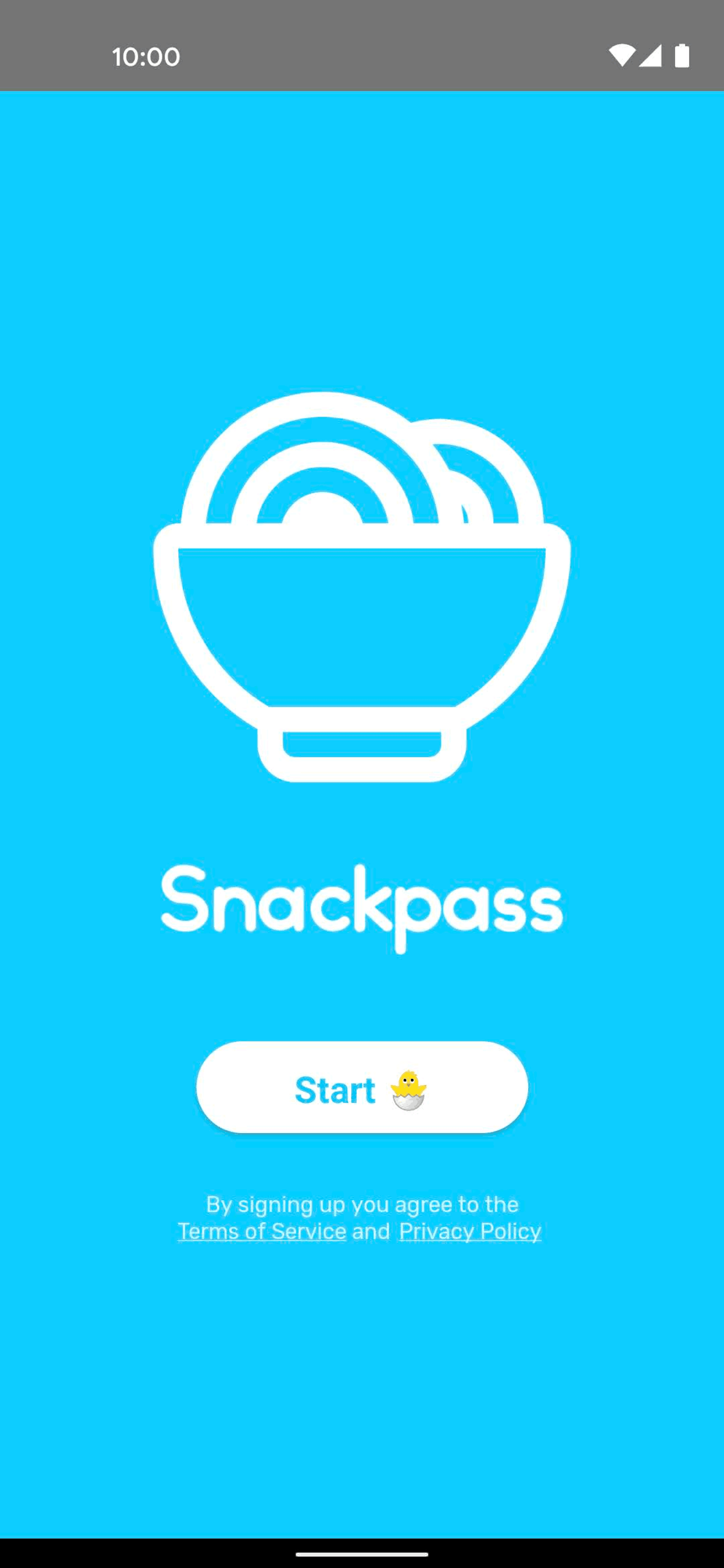 Snackpass Android Food & Drink interface screenshot 1
