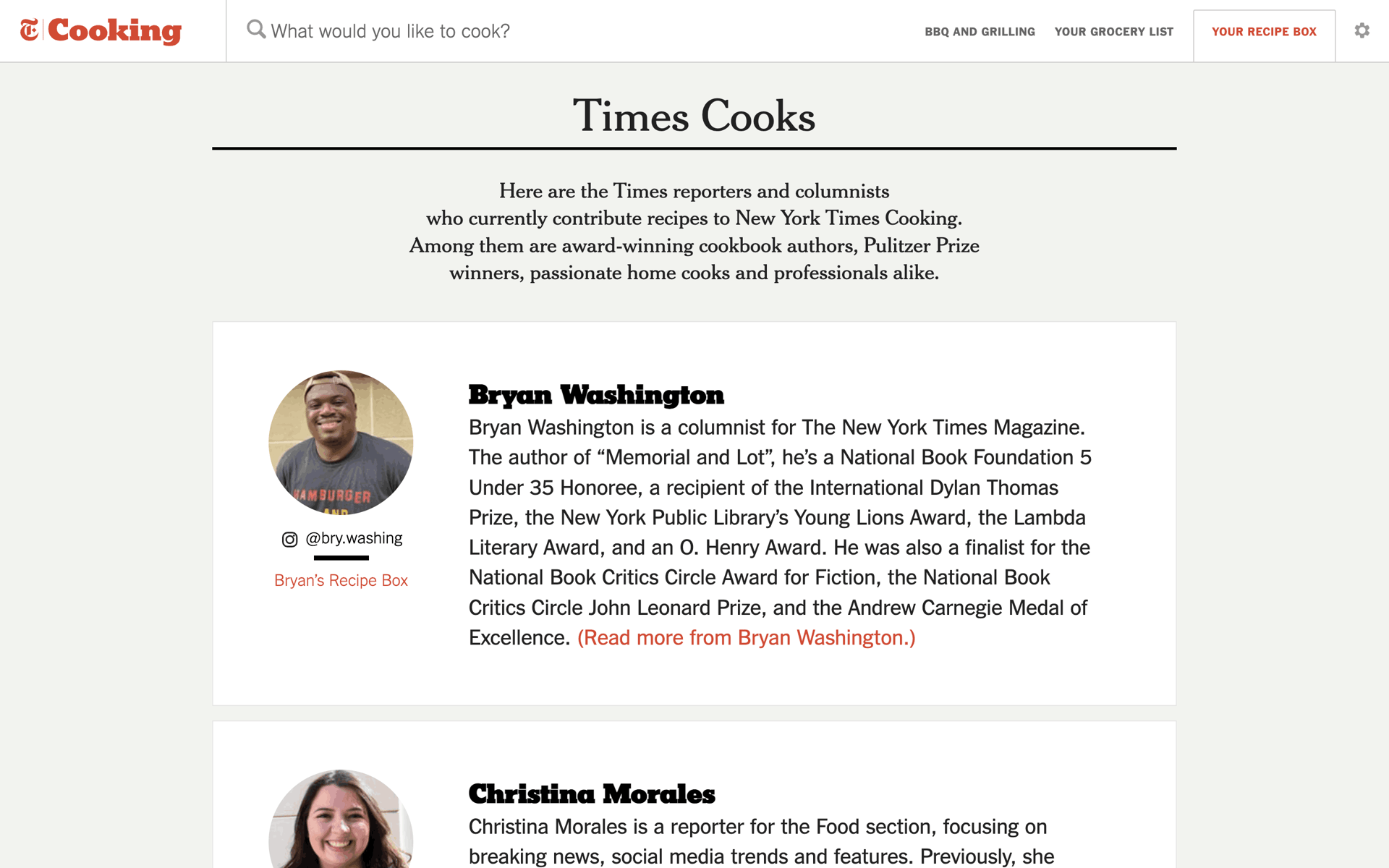 NYT Cooking Web Food & Drink interface screenshot 24