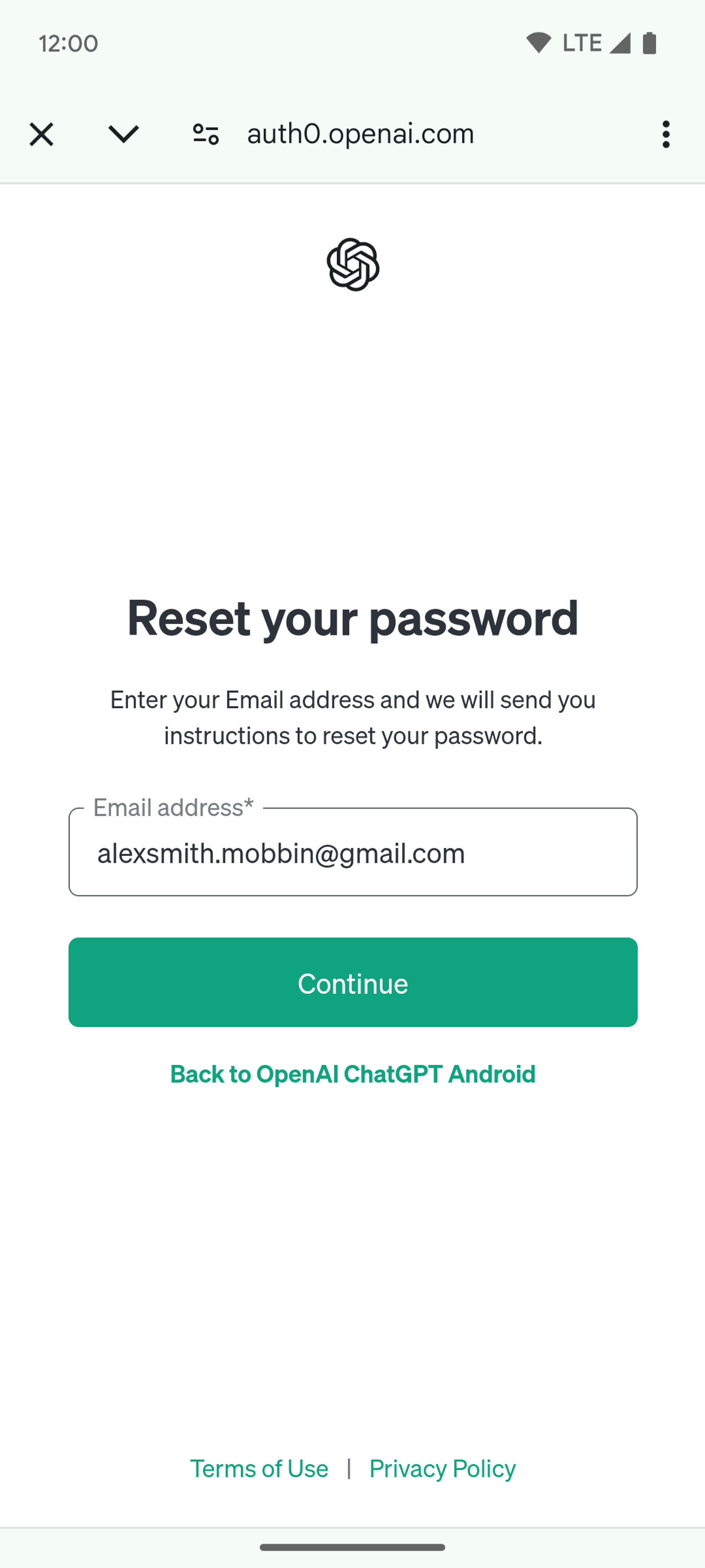 ChatGPT Android AI interface screenshot 12