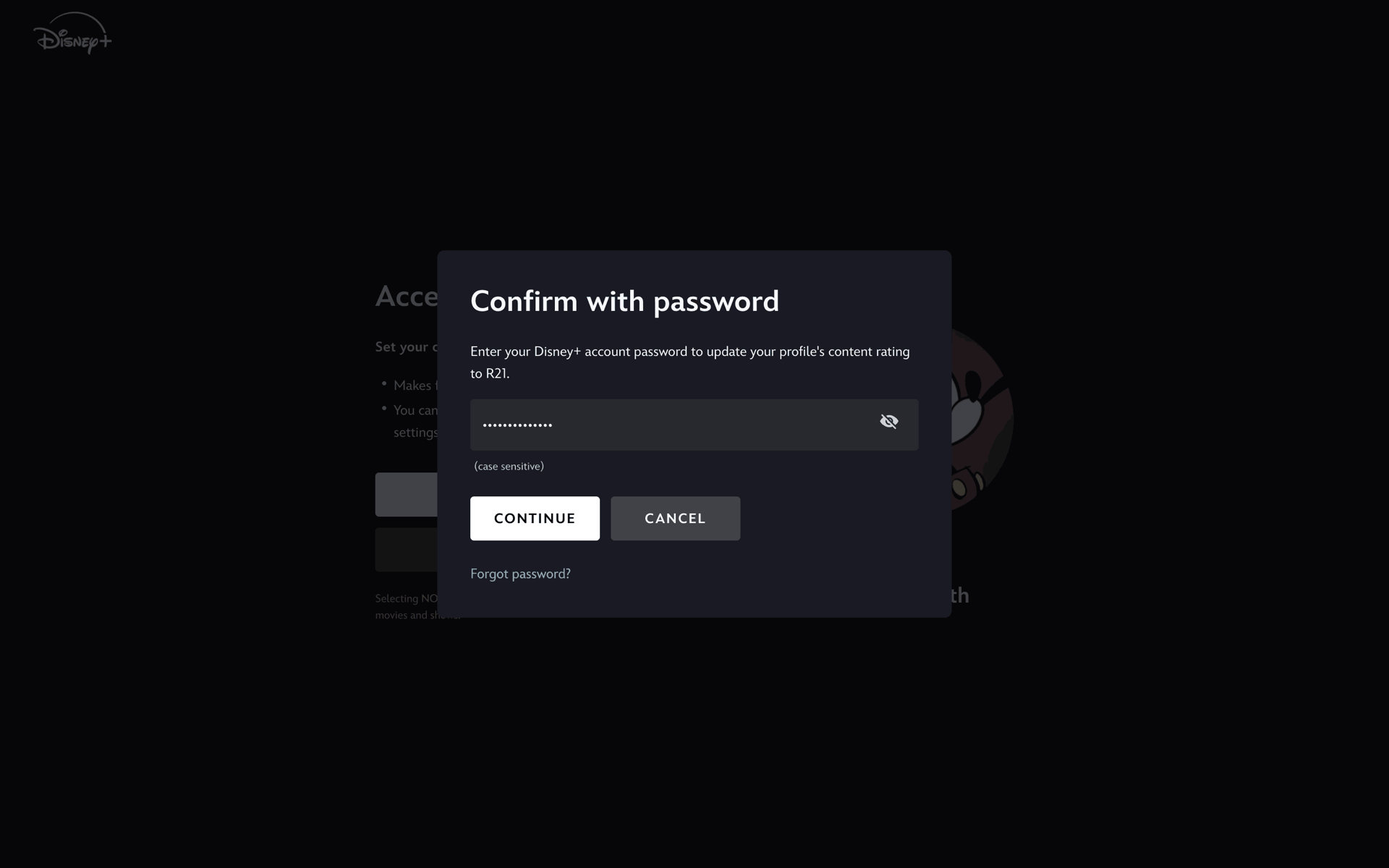 Disney+ Web Entertainment interface screenshot 20