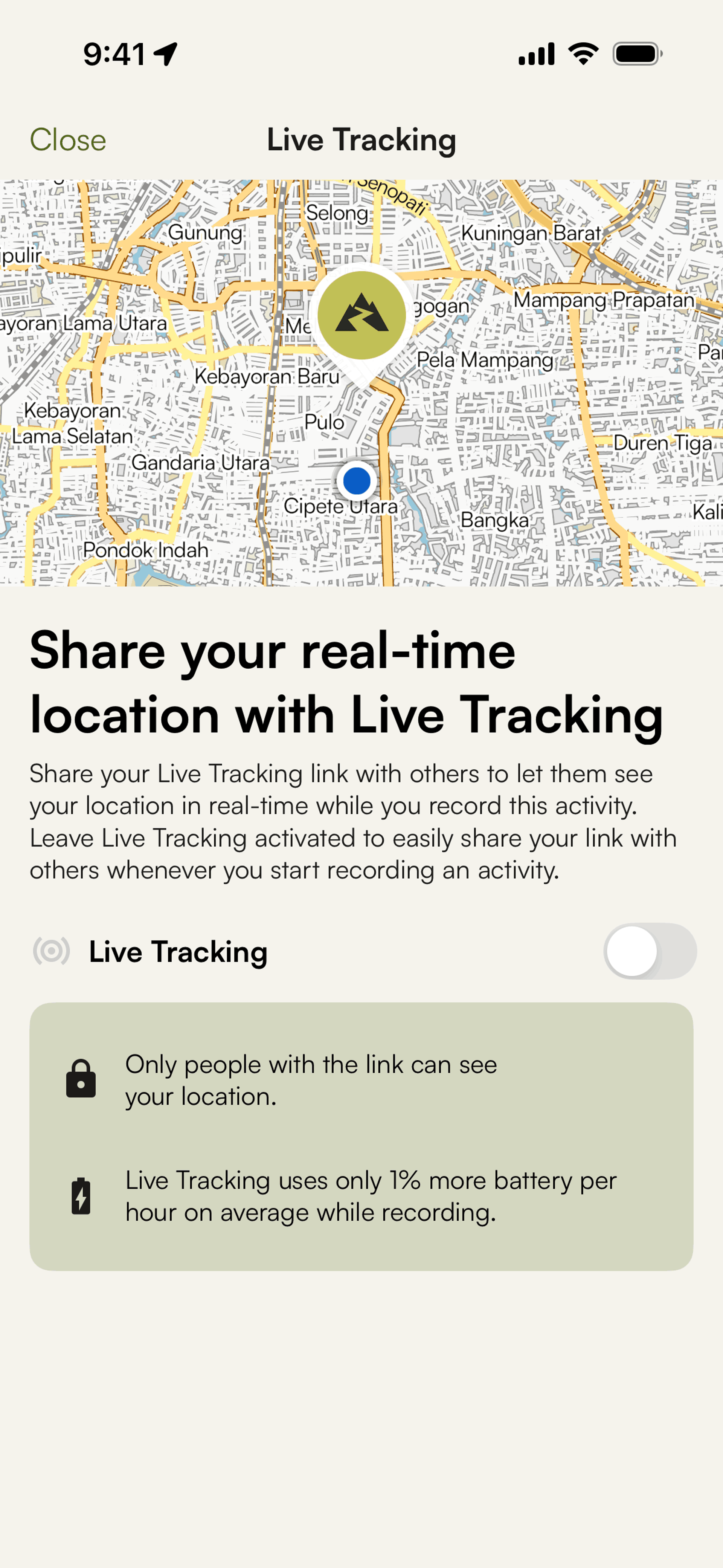 komoot iOS Health & Fitness interface screenshot 17