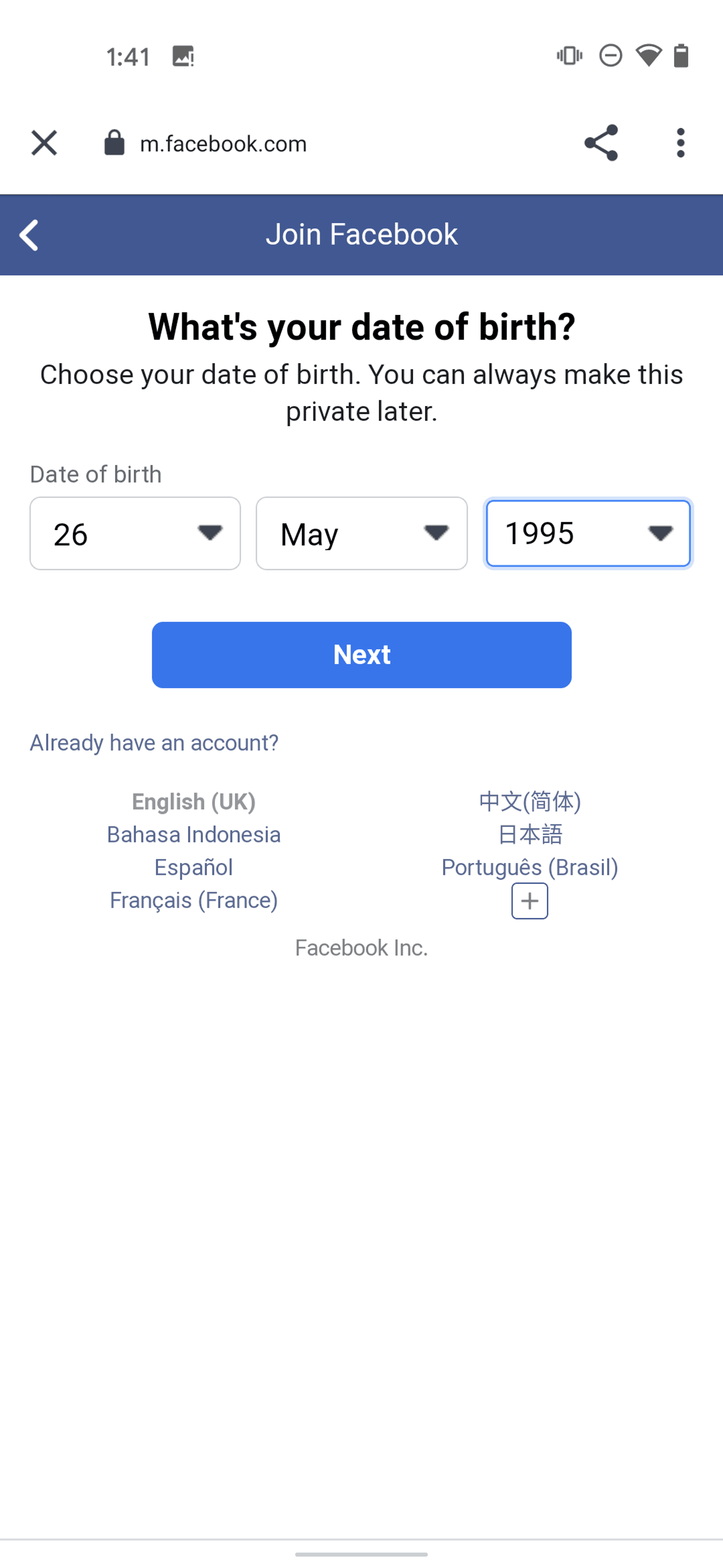 Messenger Android Social Networking interface screenshot 4