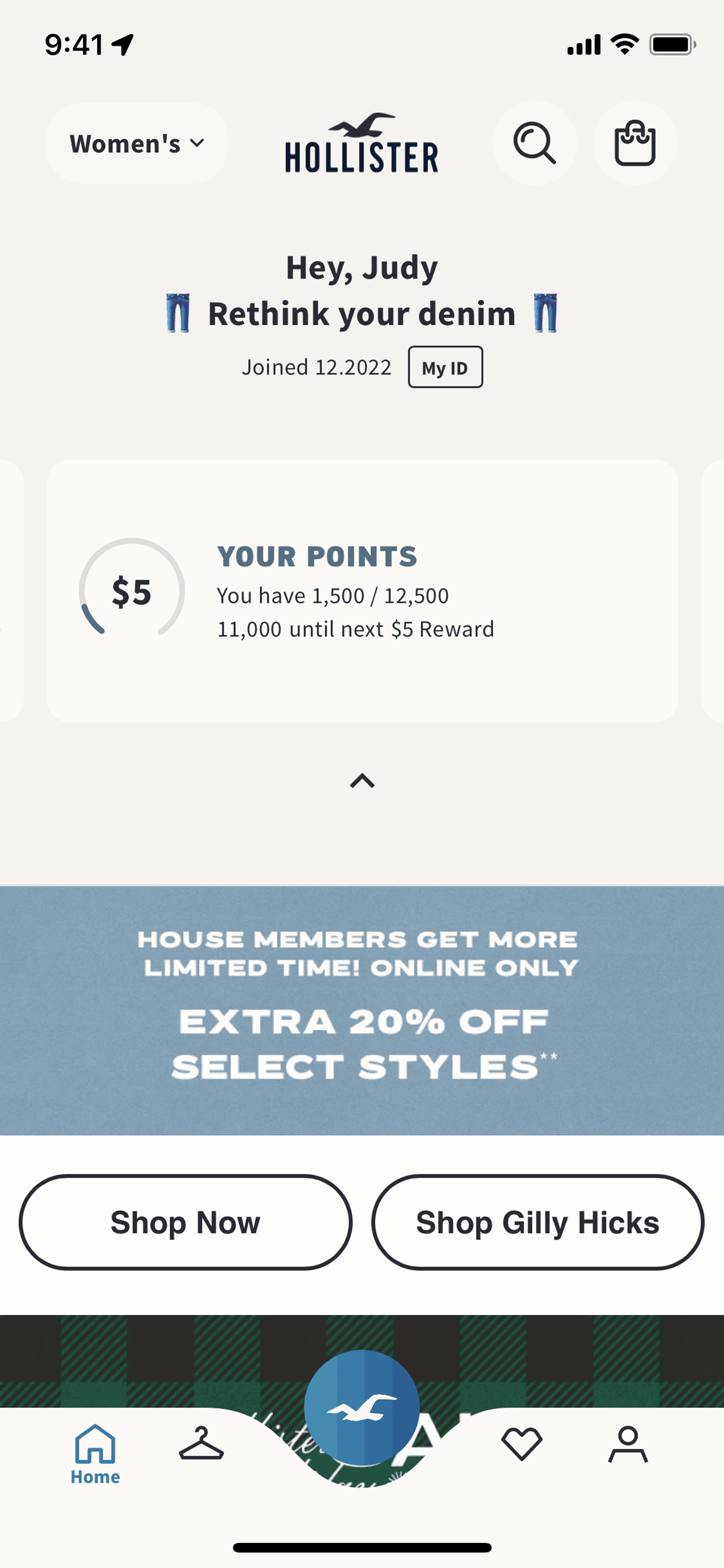Hollister Co. iOS Shopping interface screenshot 19