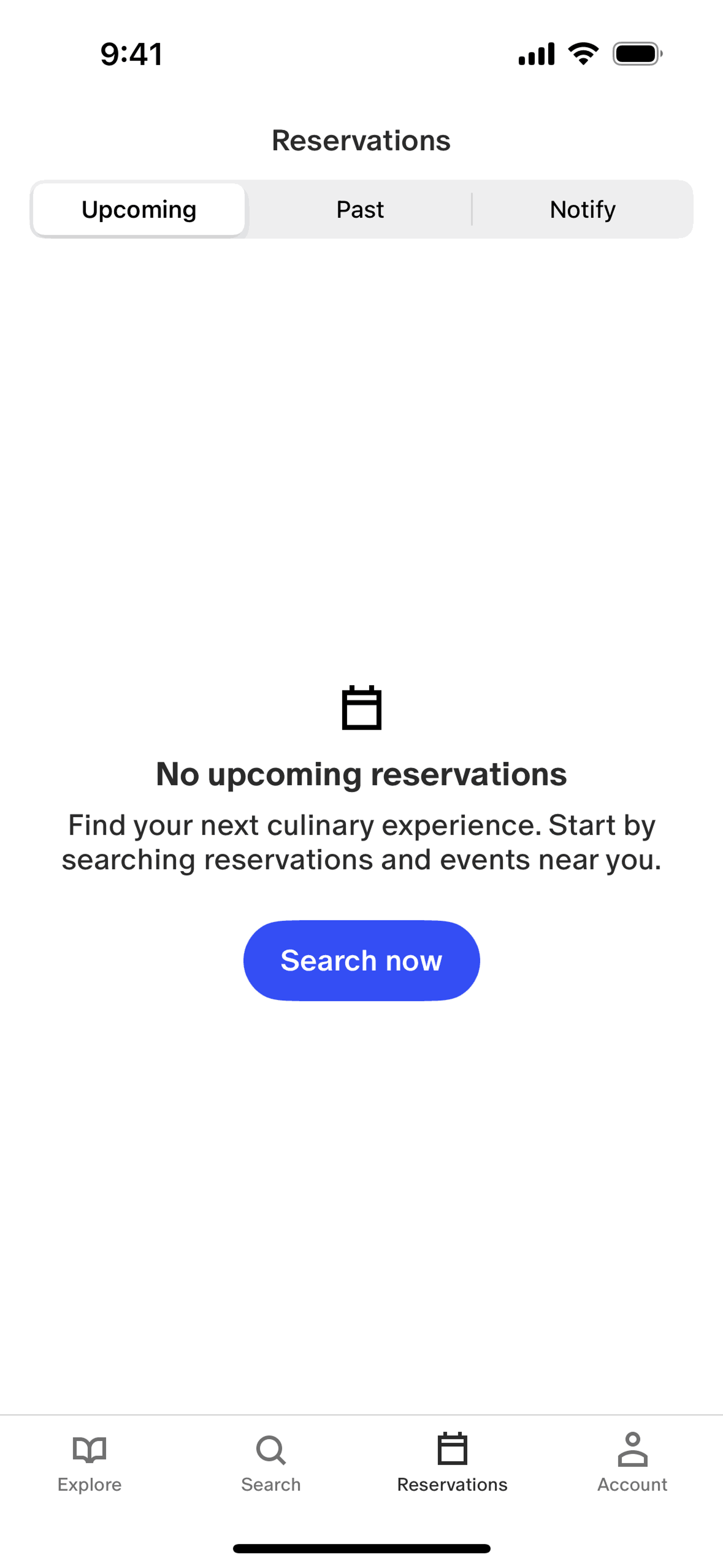 Tock iOS Food & Drink interface screenshot 22