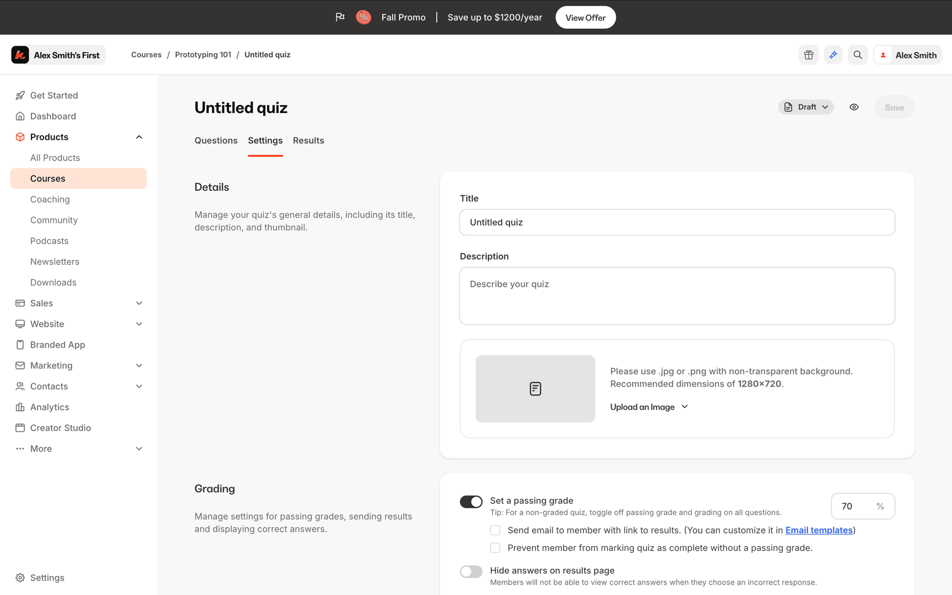 Kajabi Web Business interface screenshot 6