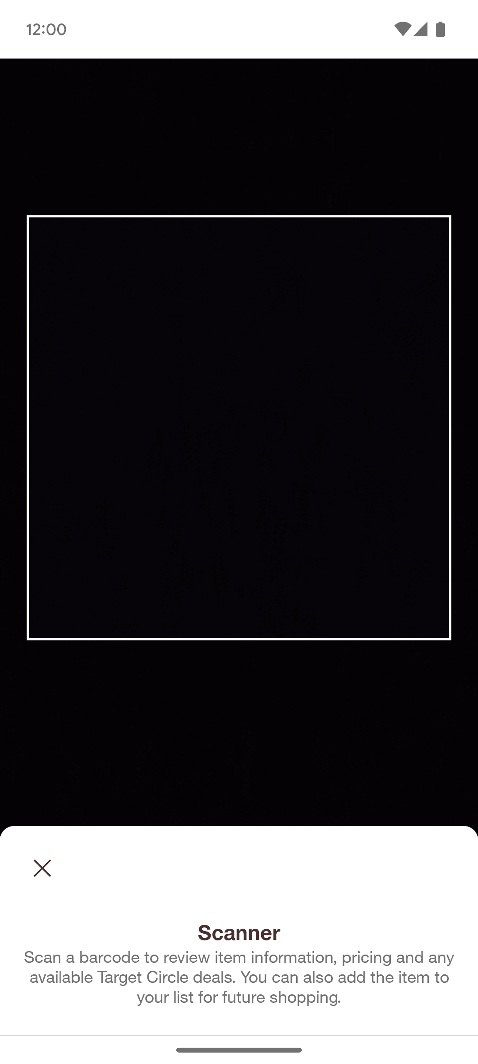 Target Android Shopping interface screenshot 5