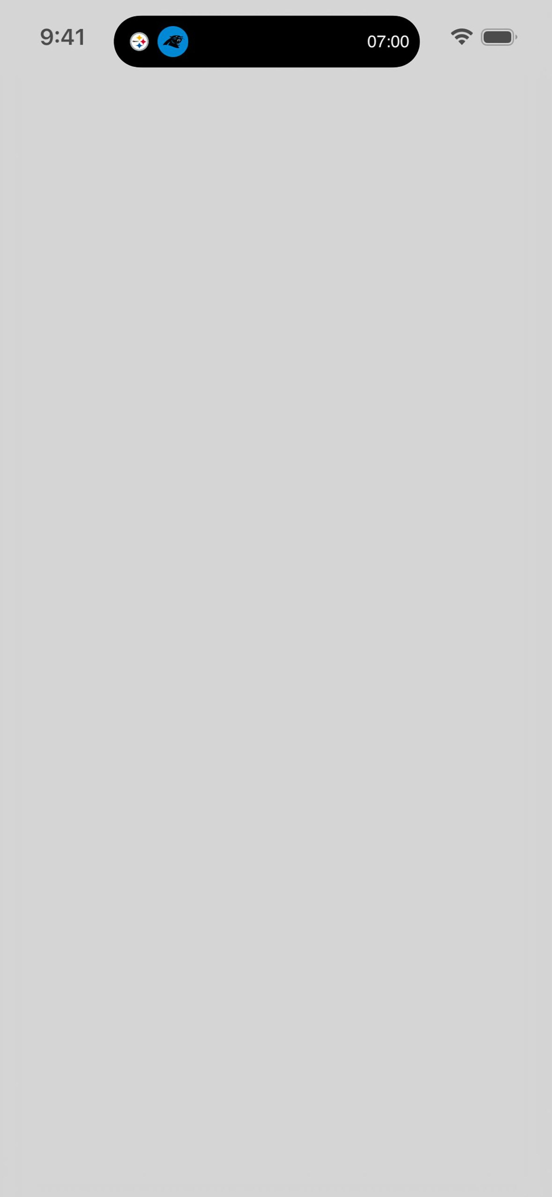 NFL iOS Sports interface screenshot 3