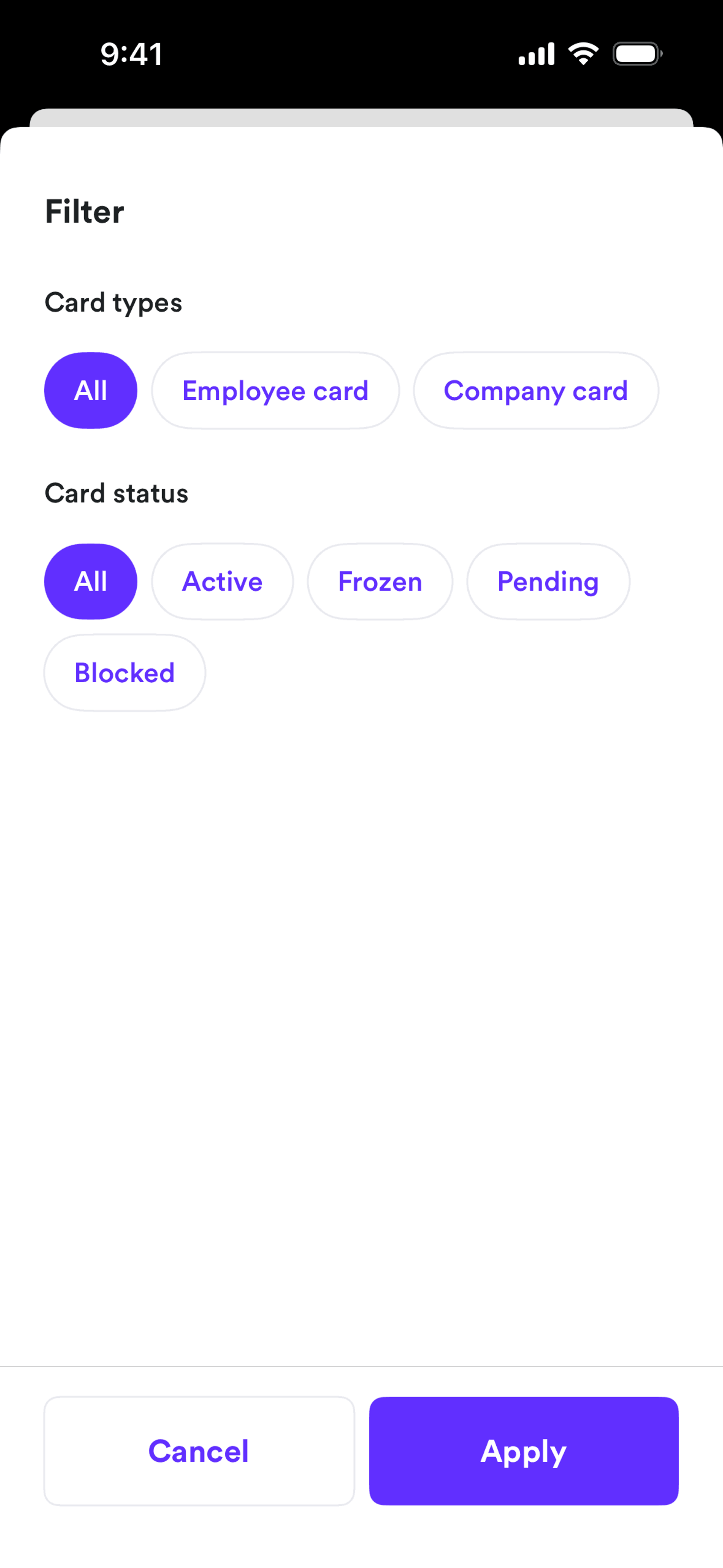 Airwallex iOS Finance interface screenshot 24