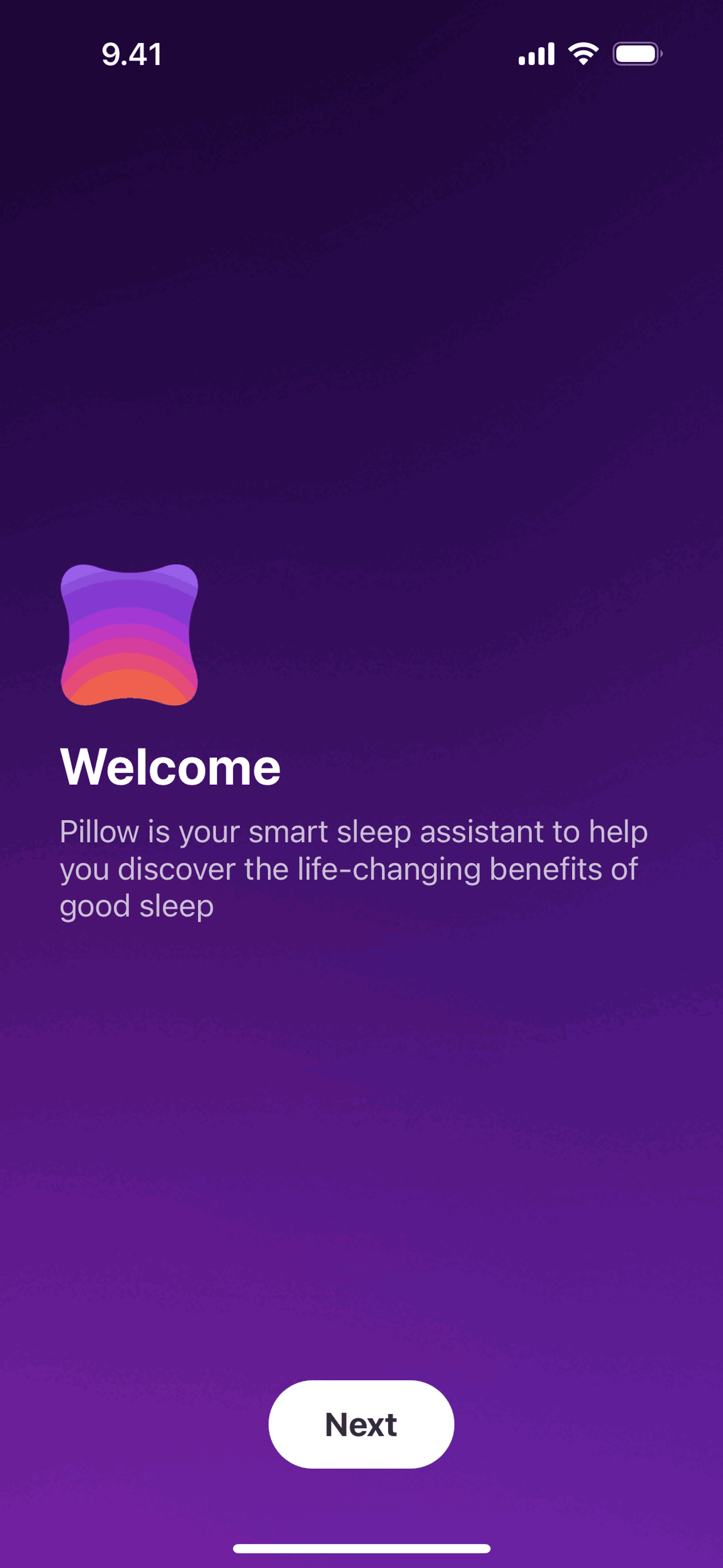 Pillow iOS Health & Fitness interface screenshot 3