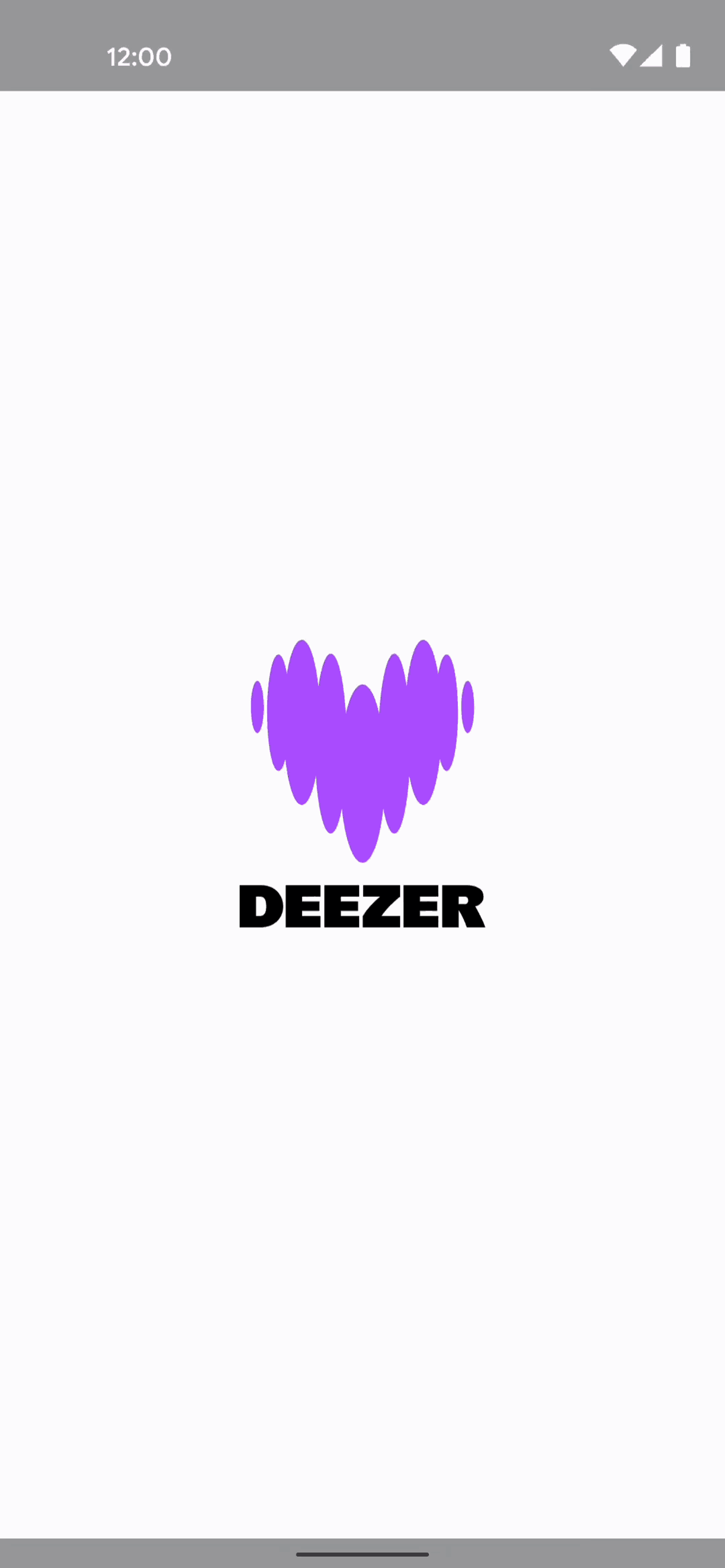 Deezer Android Entertainment interface screenshot 1