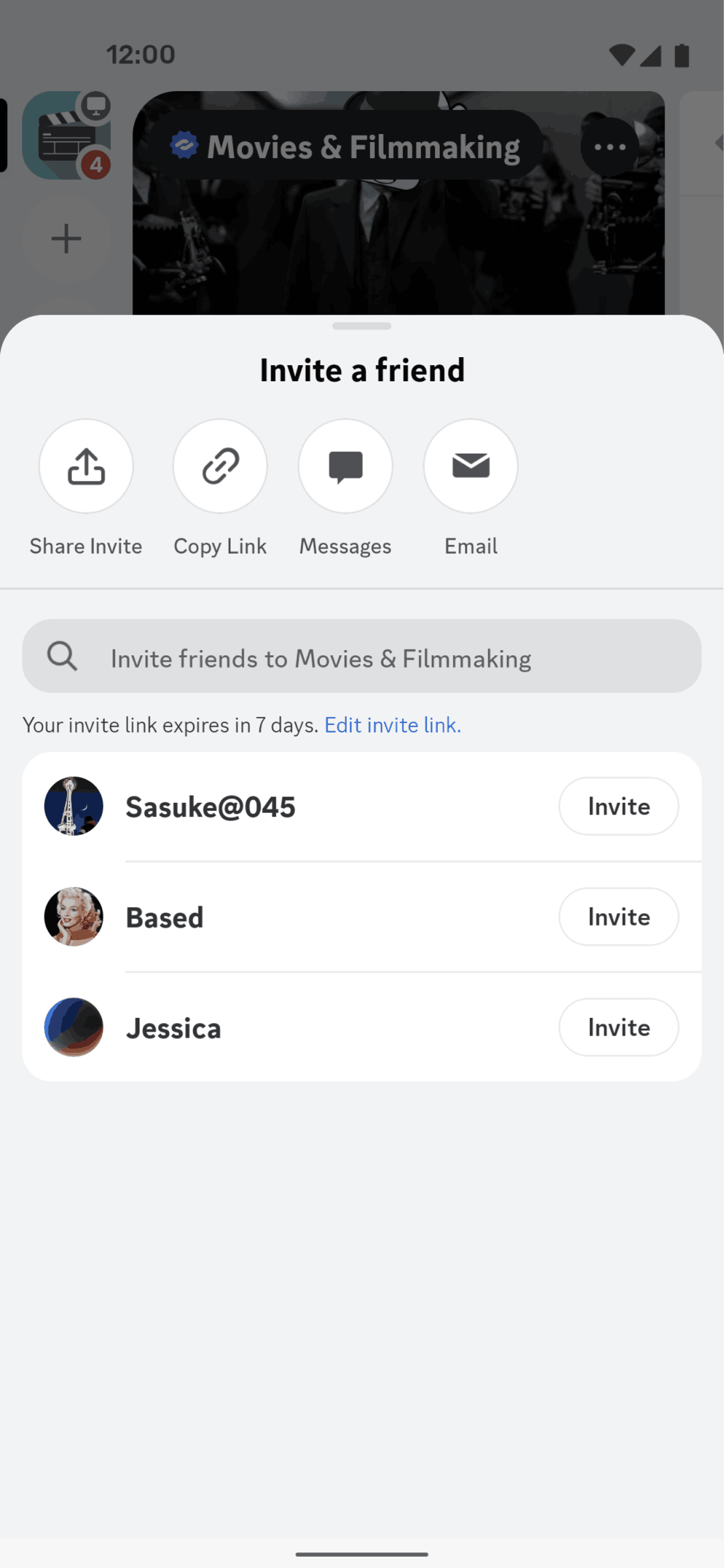 Discord Android Social Networking interface screenshot 7