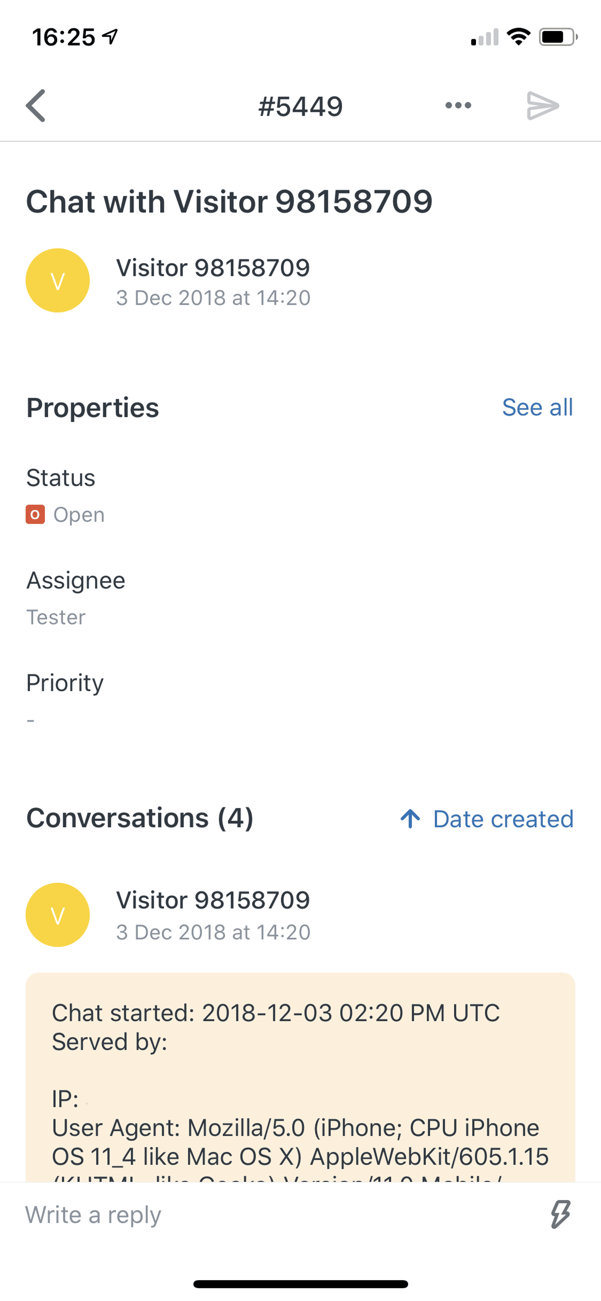 Zendesk Support iOS Business interface screenshot 23