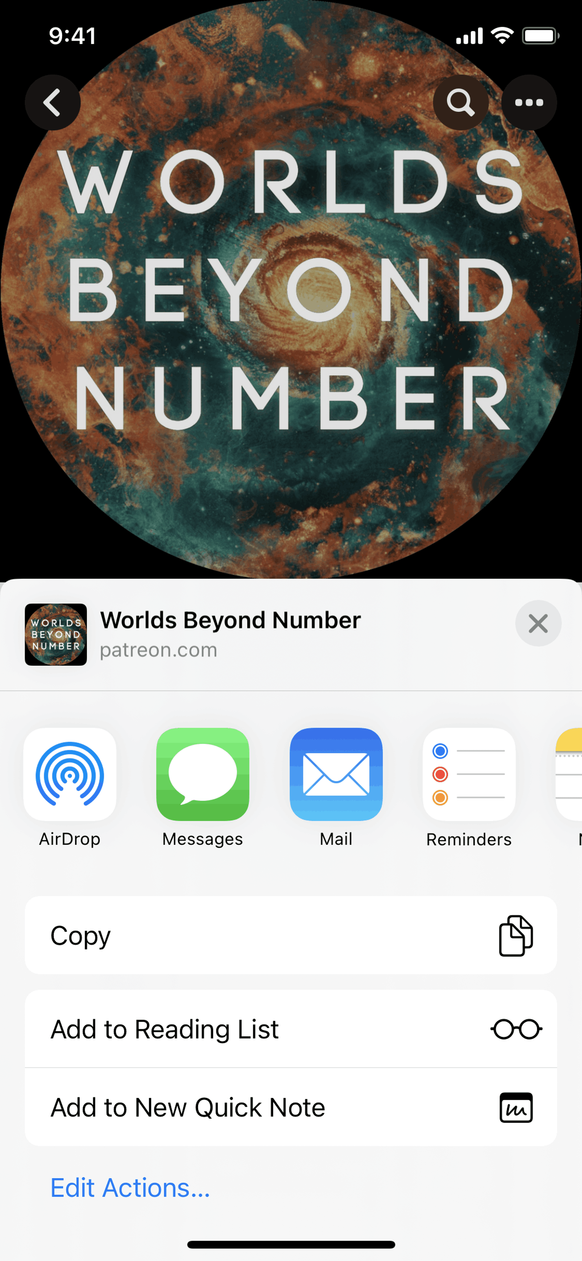 Patreon iOS Social Networking interface screenshot 19