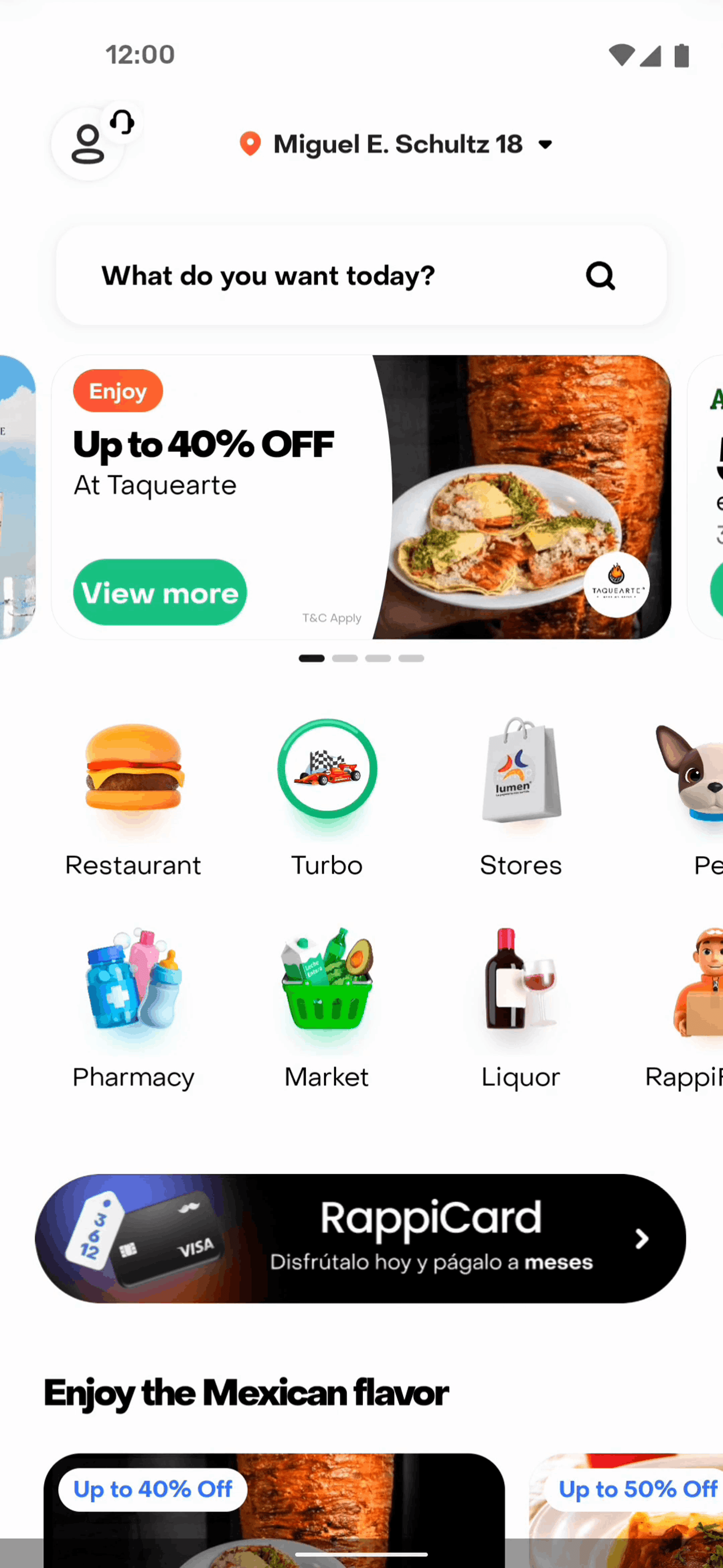 Rappi Android Food & Drink interface screenshot 5