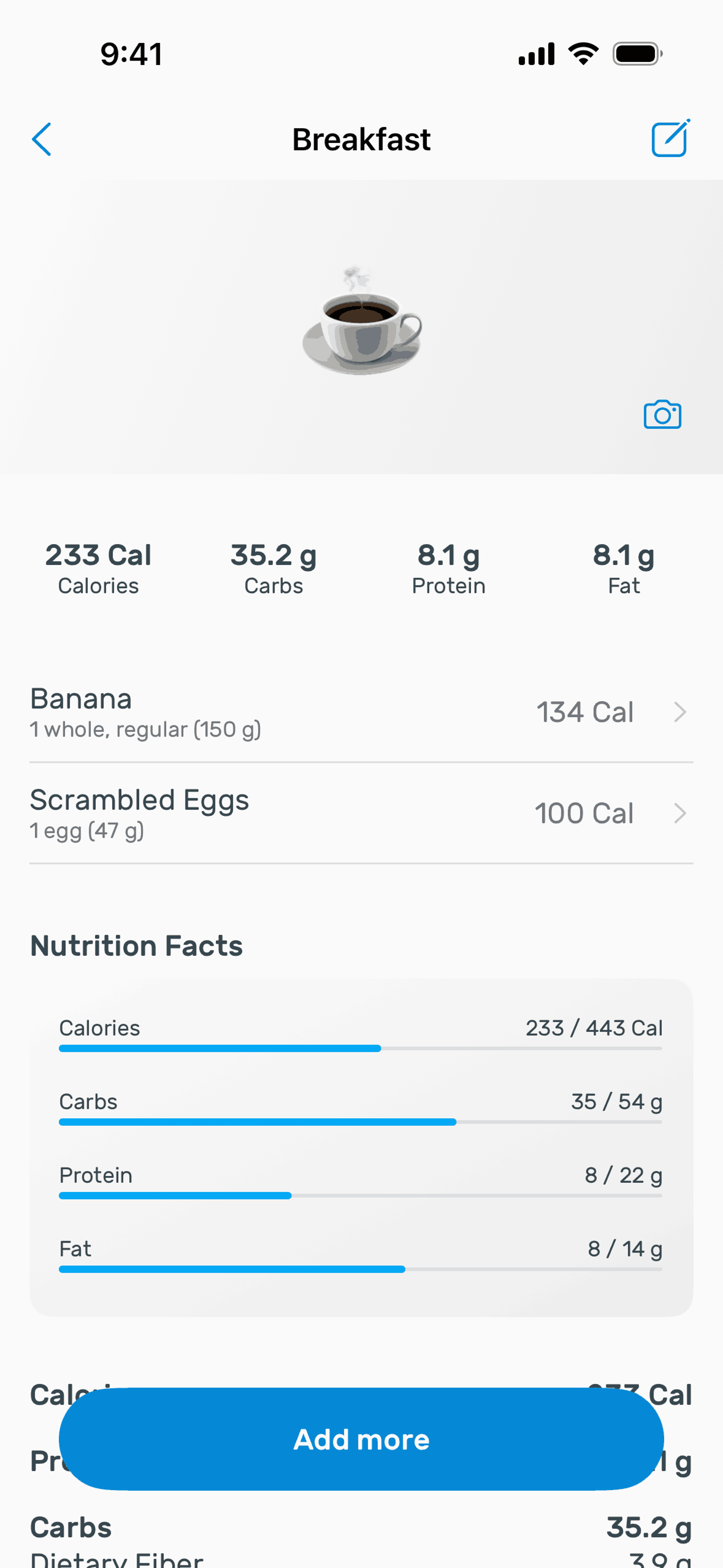 Yazio iOS Health & Fitness interface screenshot 22